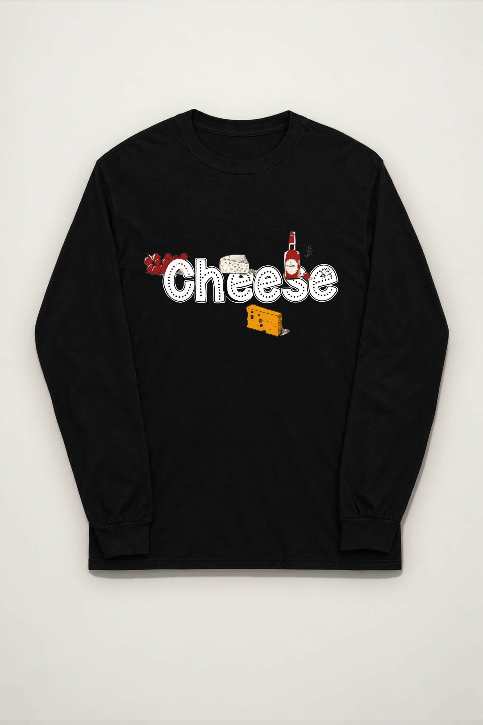 "Cheese Camembert" Unisex Longsleeve T-shirt