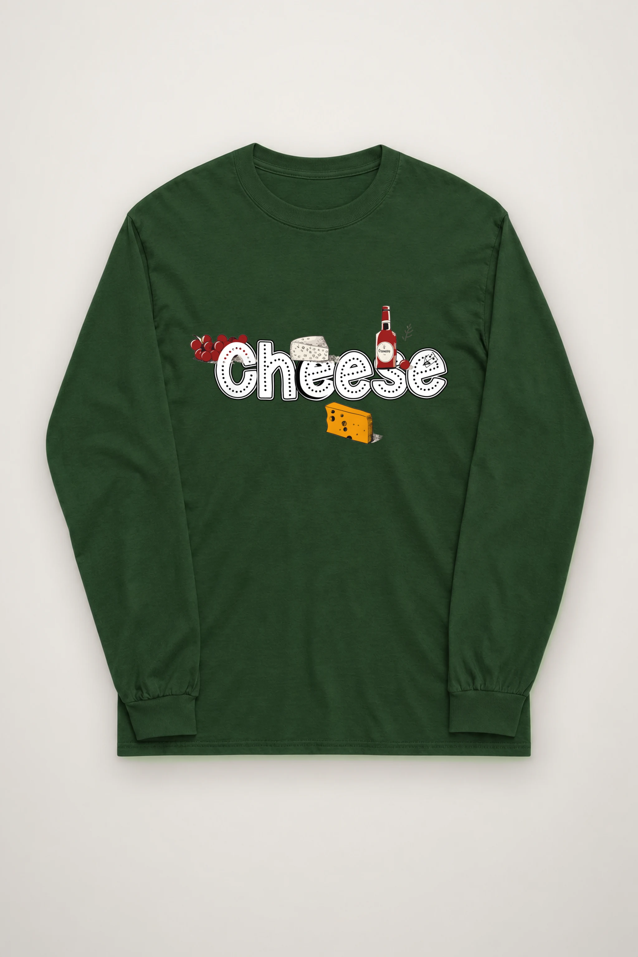 "Cheese Camembert" Unisex Longsleeve T-shirt