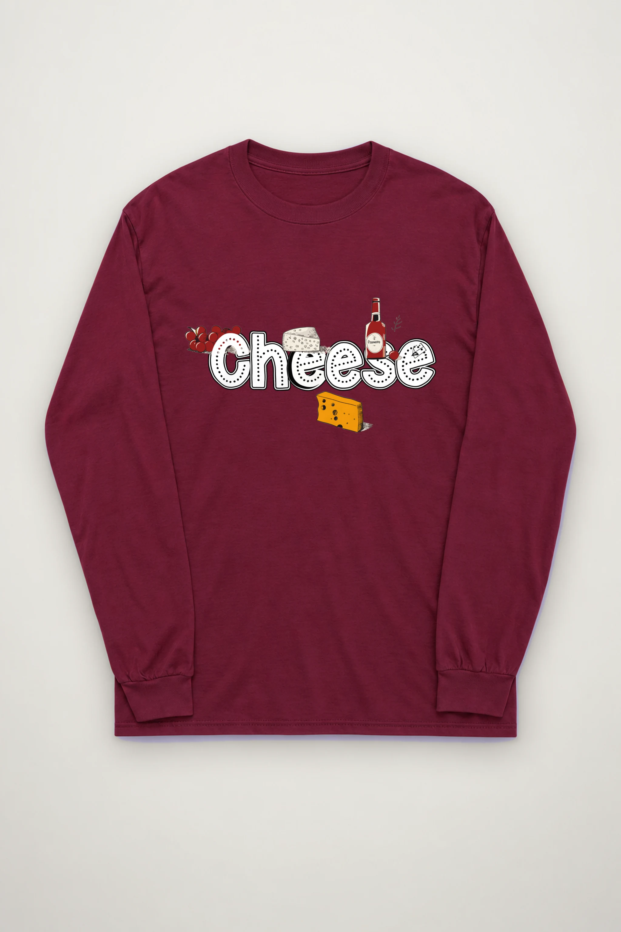 "Cheese Camembert" Unisex Longsleeve T-shirt