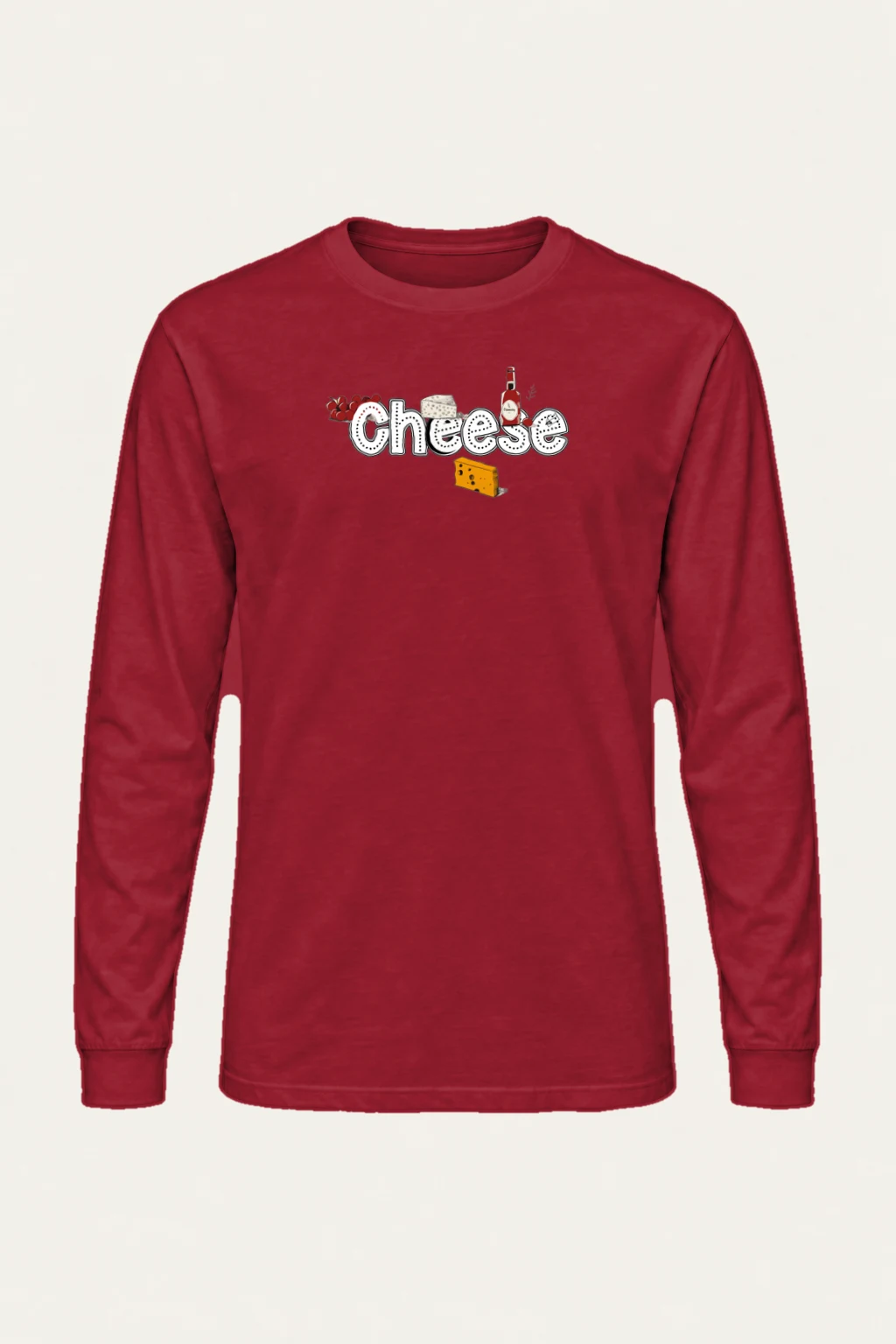 "Cheese Camembert" Unisex Longsleeve T-shirt | Gildan 2400