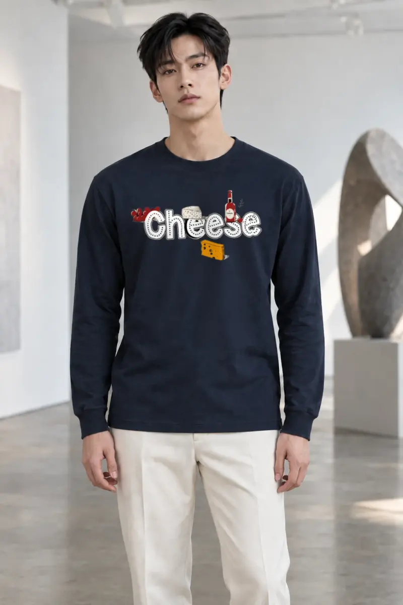 "Cheese Camembert" Unisex Longsleeve T-shirt | Gildan 2400