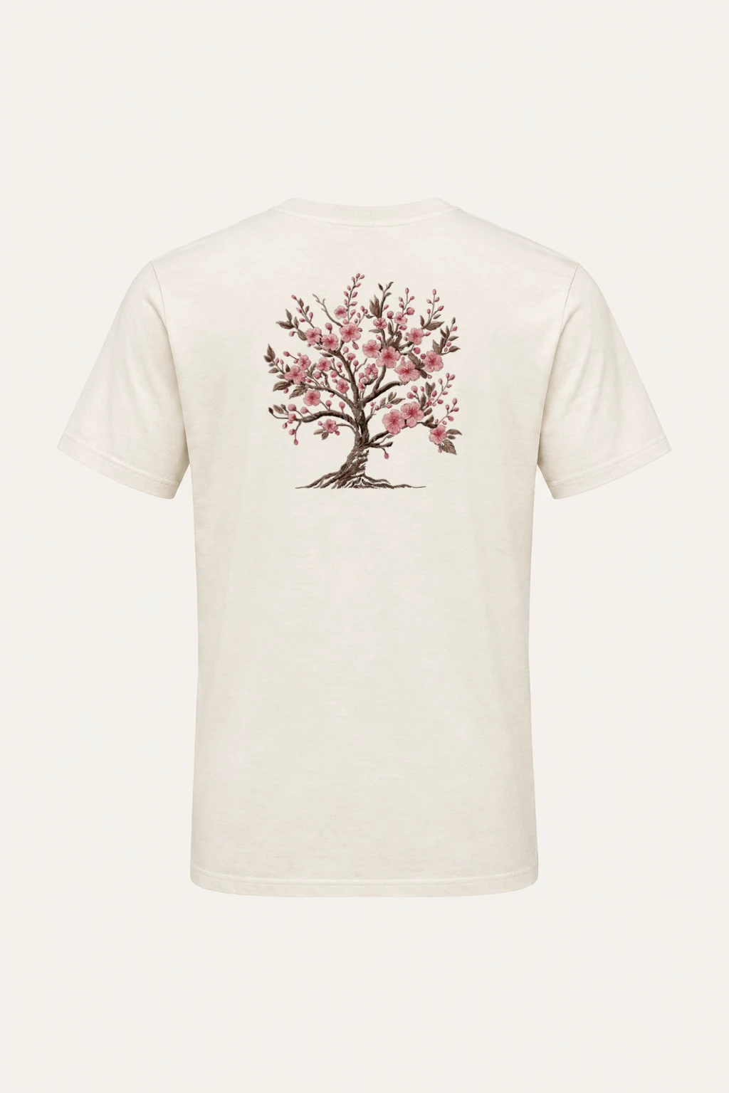 "Cherry Blossom Roots" Heavyweight Unisex Crewneck T-shirt | Gildan 5000