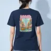 "Cherry Blossom Taxi Street" Heavyweight Unisex Crewneck T-shirt