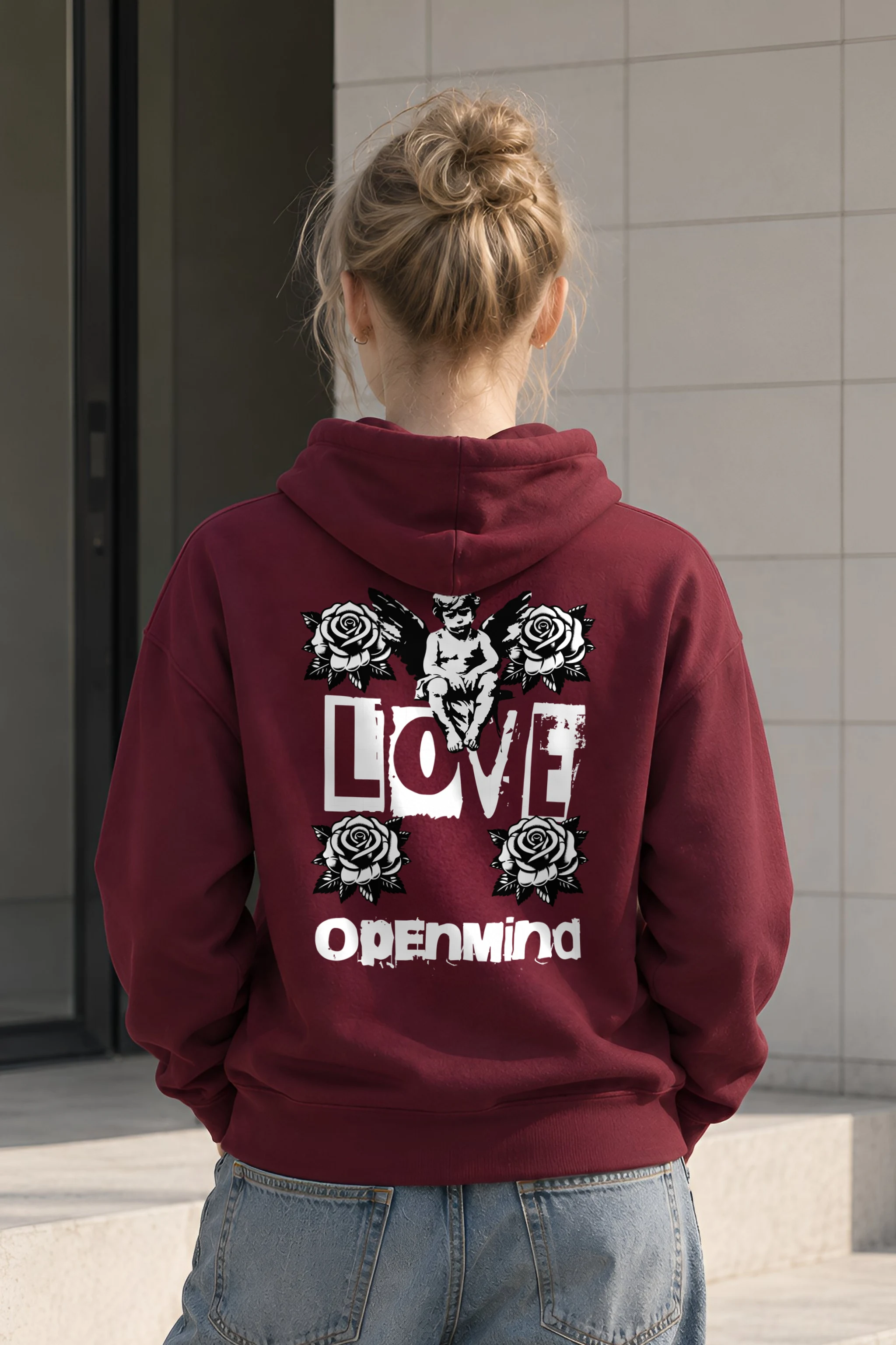 "Cherub Love" 1 Pullover Hoodie