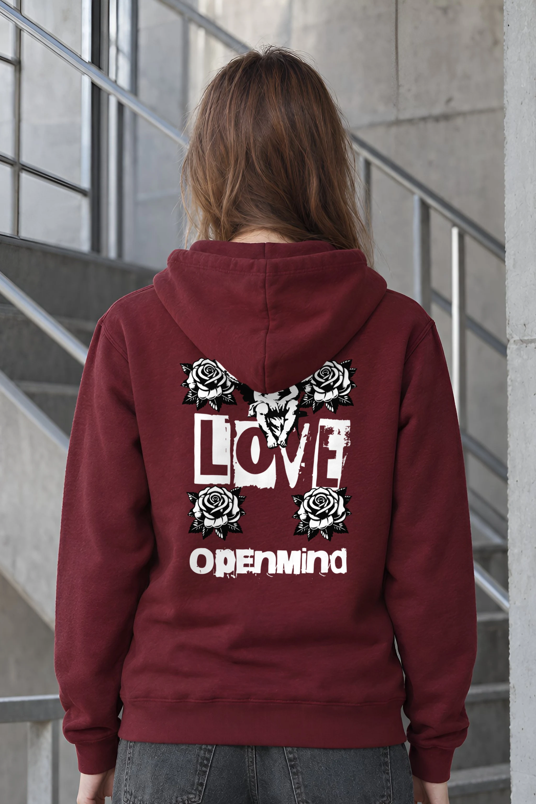 "Cherub Love" 1 Pullover Hoodie