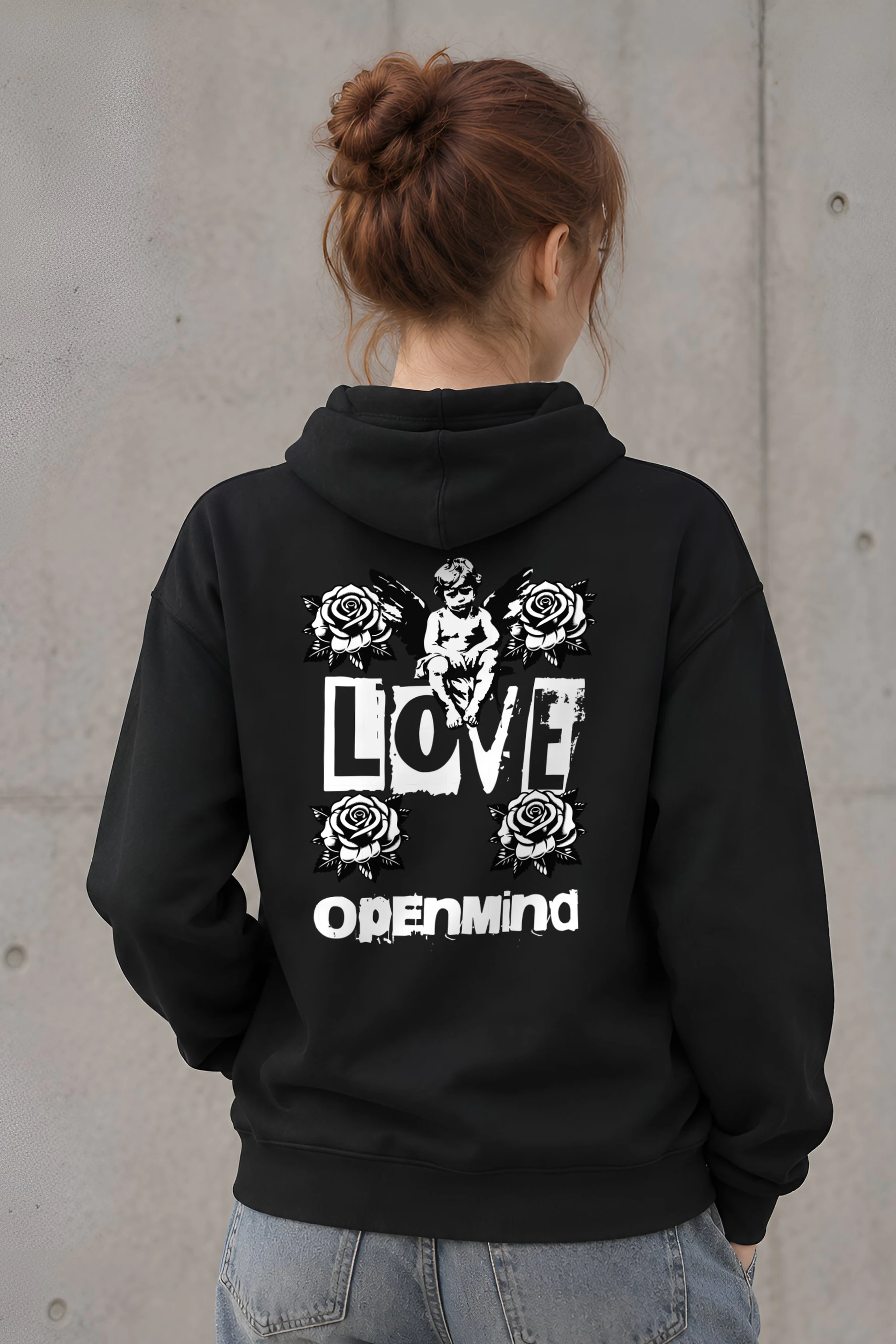 "Cherub Love" 1 Pullover Hoodie