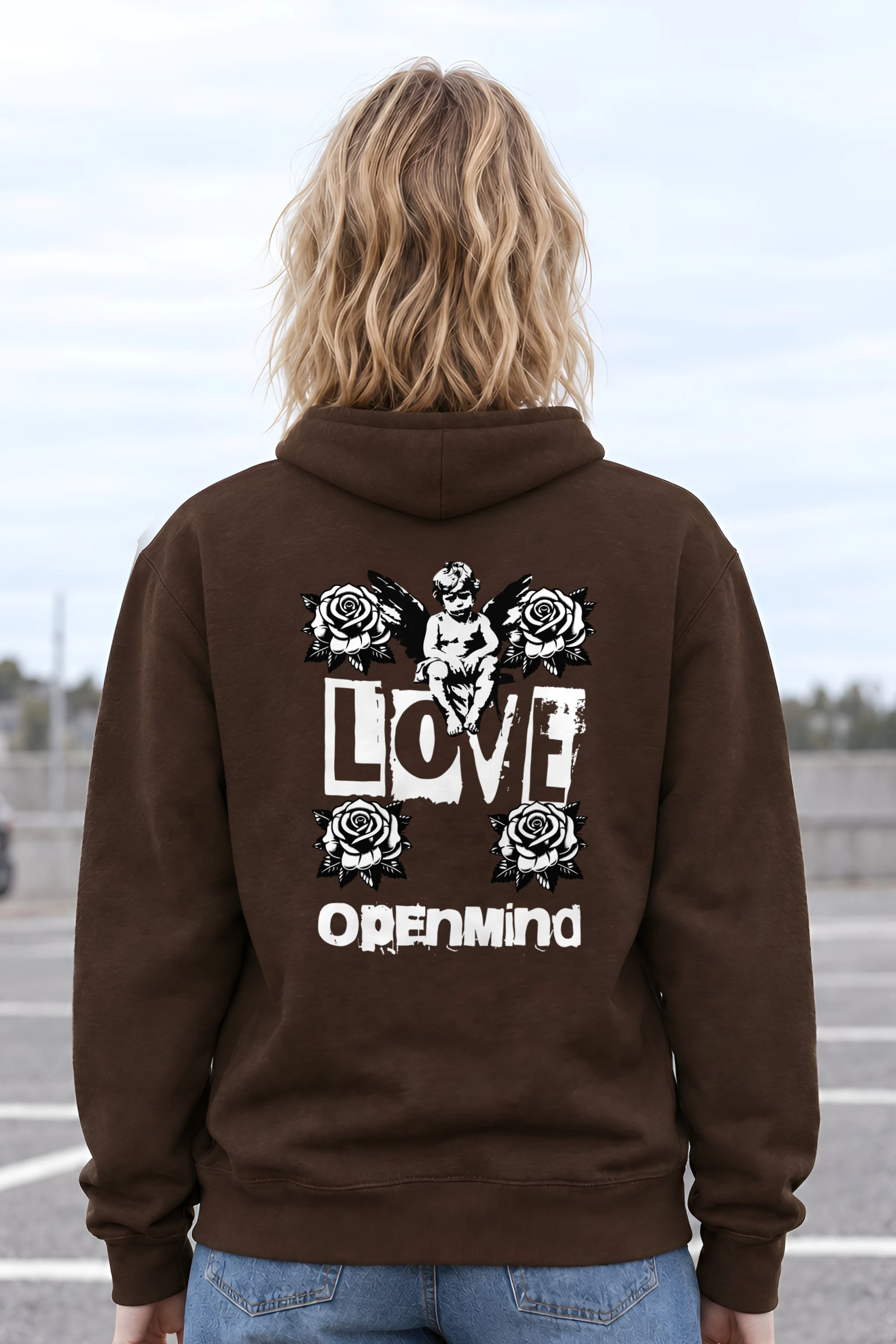 "Cherub Love" 1 Pullover Hoodie