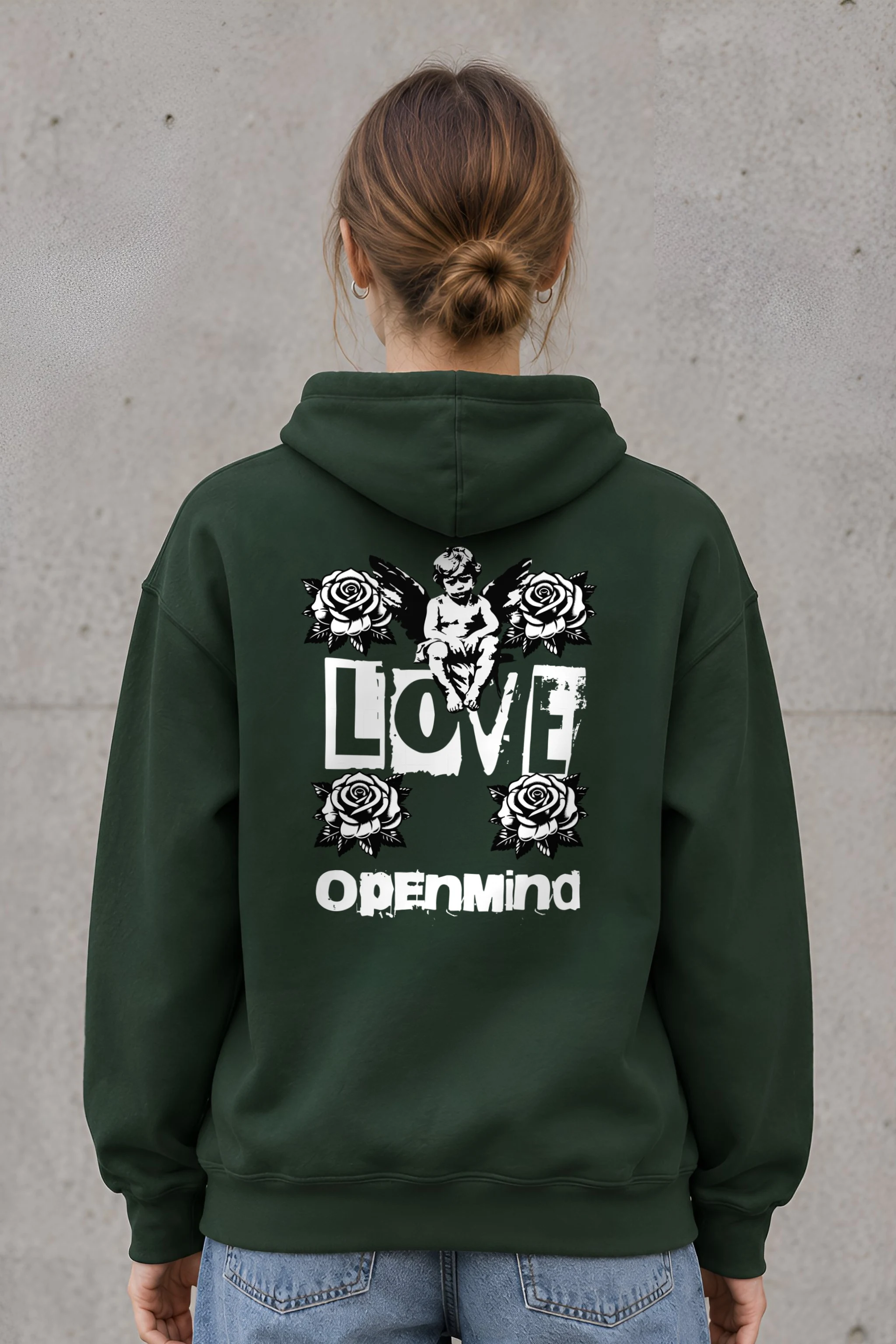 "Cherub Love" 1 Pullover Hoodie