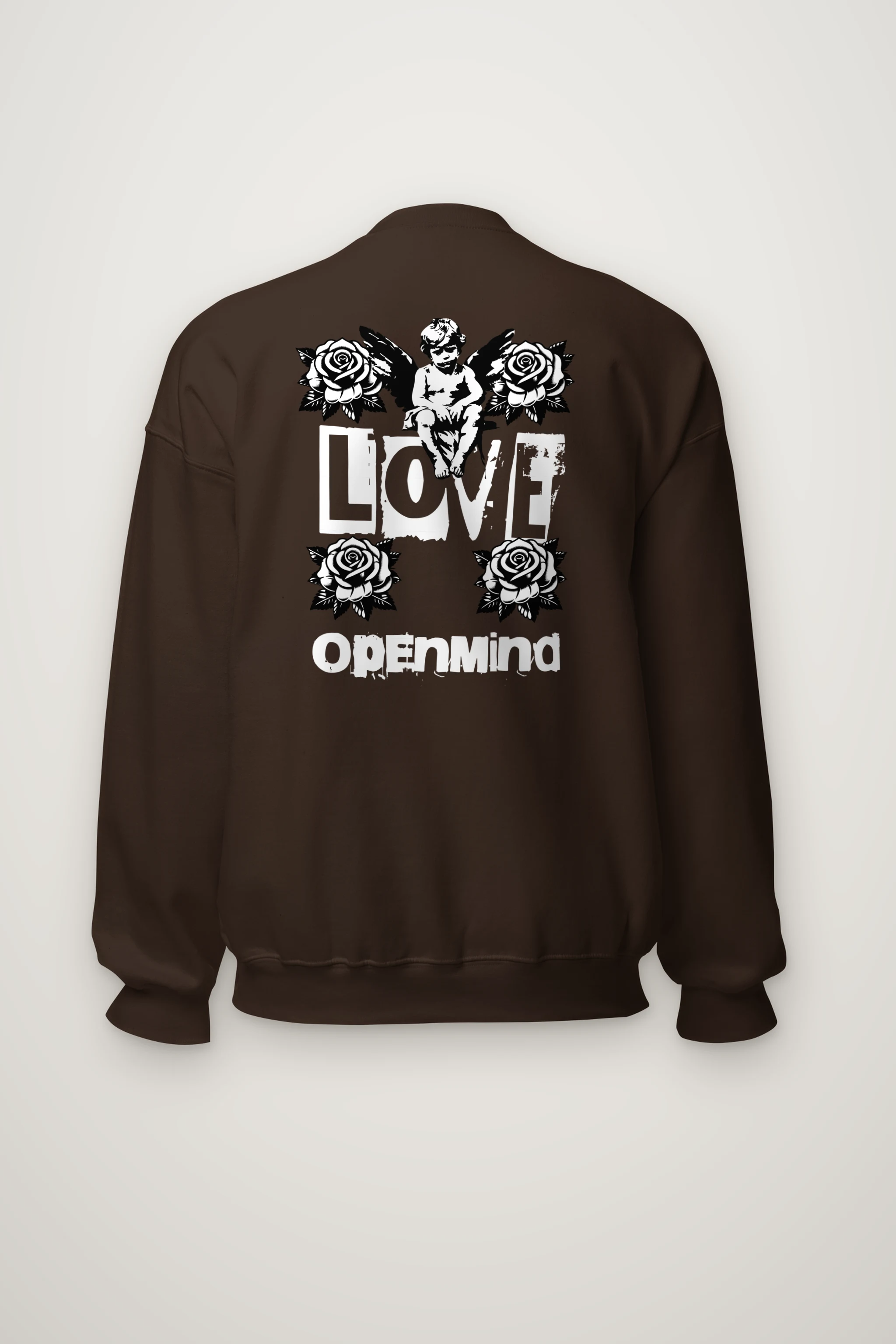 "Cherub Rose Ink" Heavy Blend Unisex Crewneck Sweatshirt