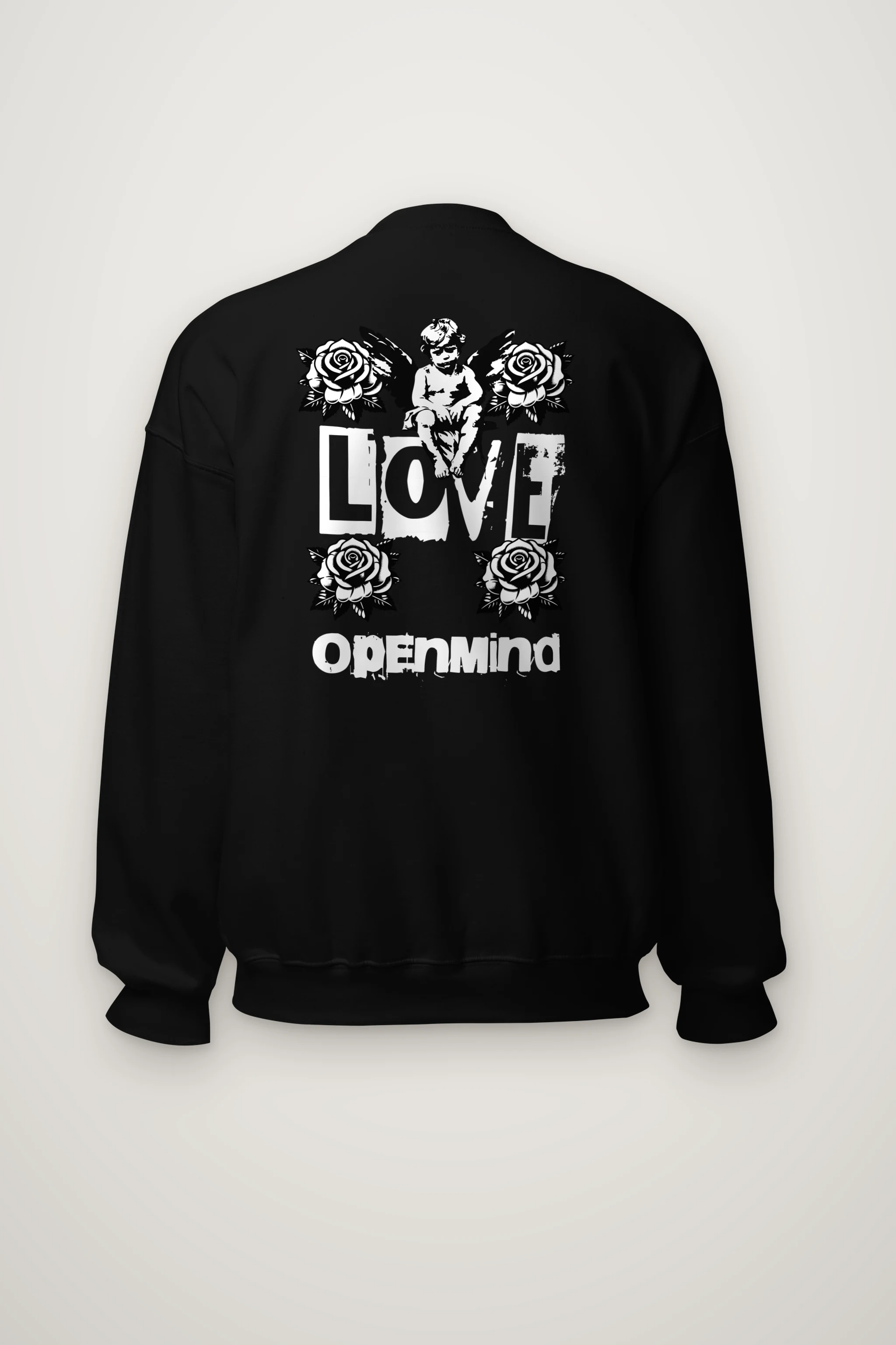 "Cherub Rose Ink" Heavy Blend Unisex Crewneck Sweatshirt