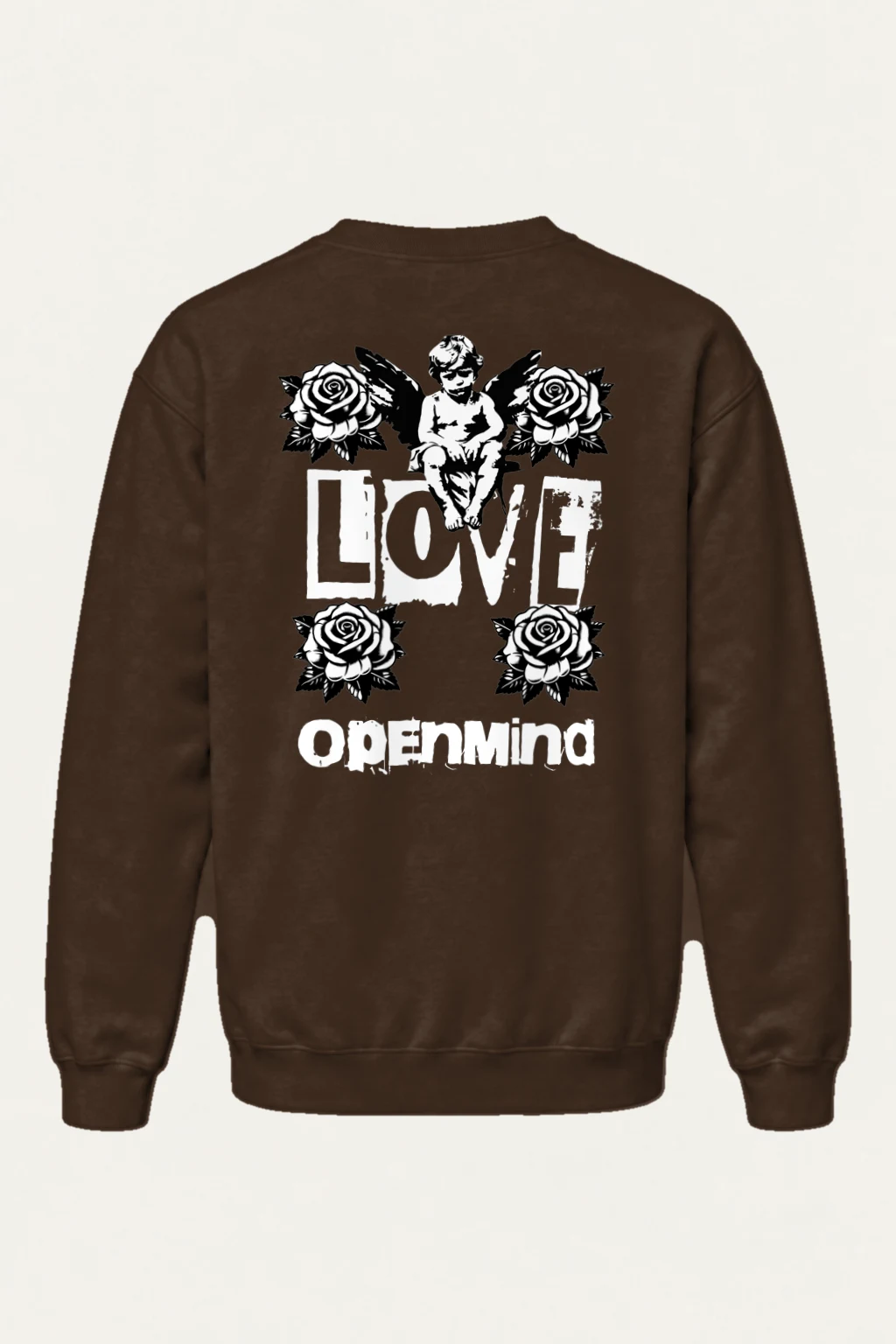 "Cherub Rose Ink" Heavy Blend Unisex Crewneck Sweatshirt | Gildan 18000