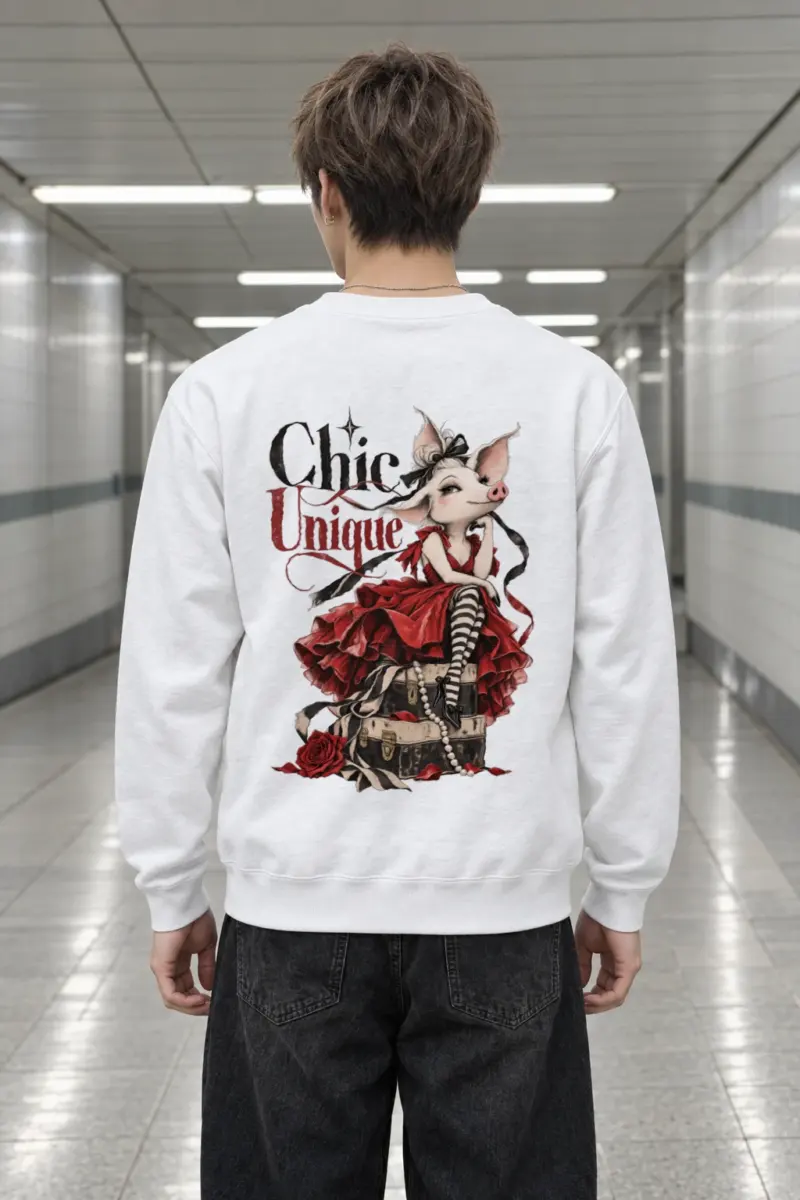 "Chic Unique" Heavy Blend Unisex Crewneck Sweatshirt