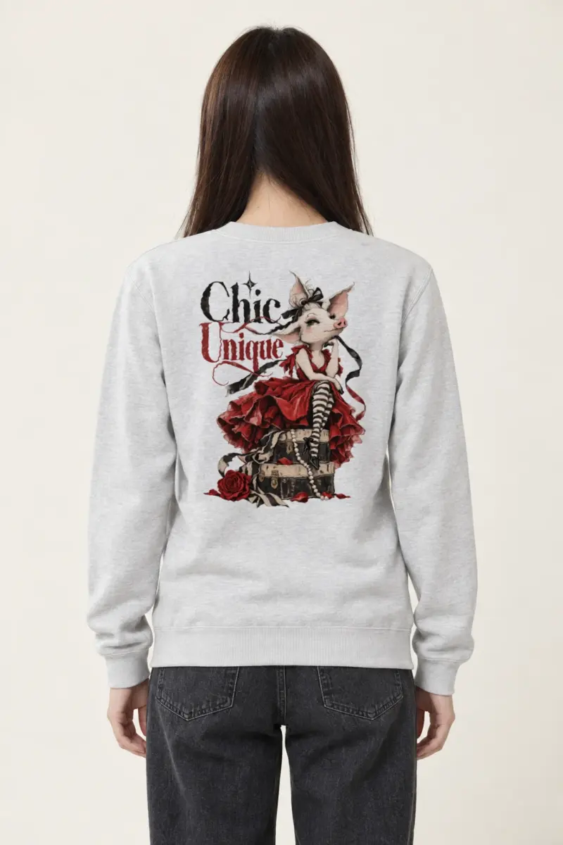 "Chic Unique" Heavy Blend Unisex Crewneck Sweatshirt