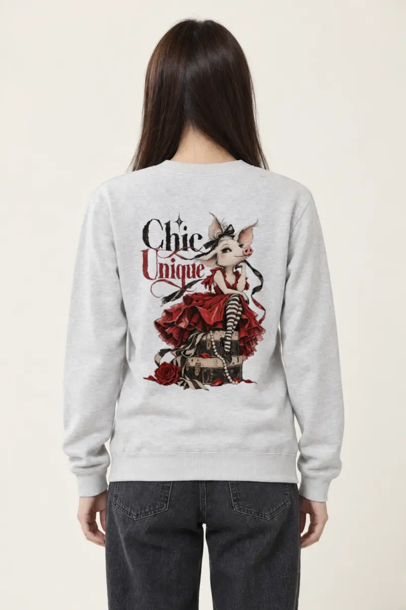 "Chic Unique" Heavy Blend Unisex Crewneck Sweatshirt