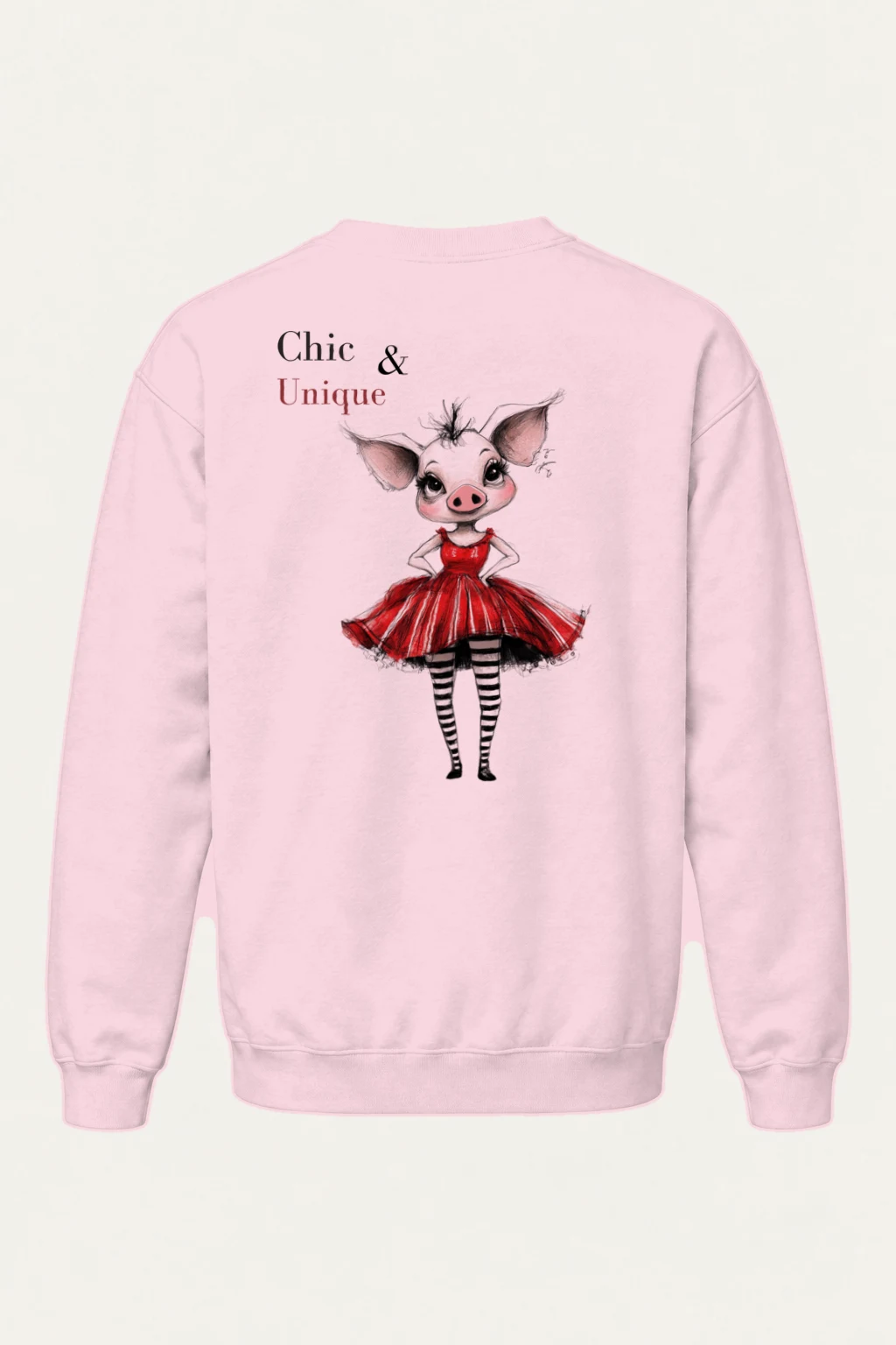 "Chic & Unique" Heavy Blend Unisex Crewneck Sweatshirt | Gildan 18000
