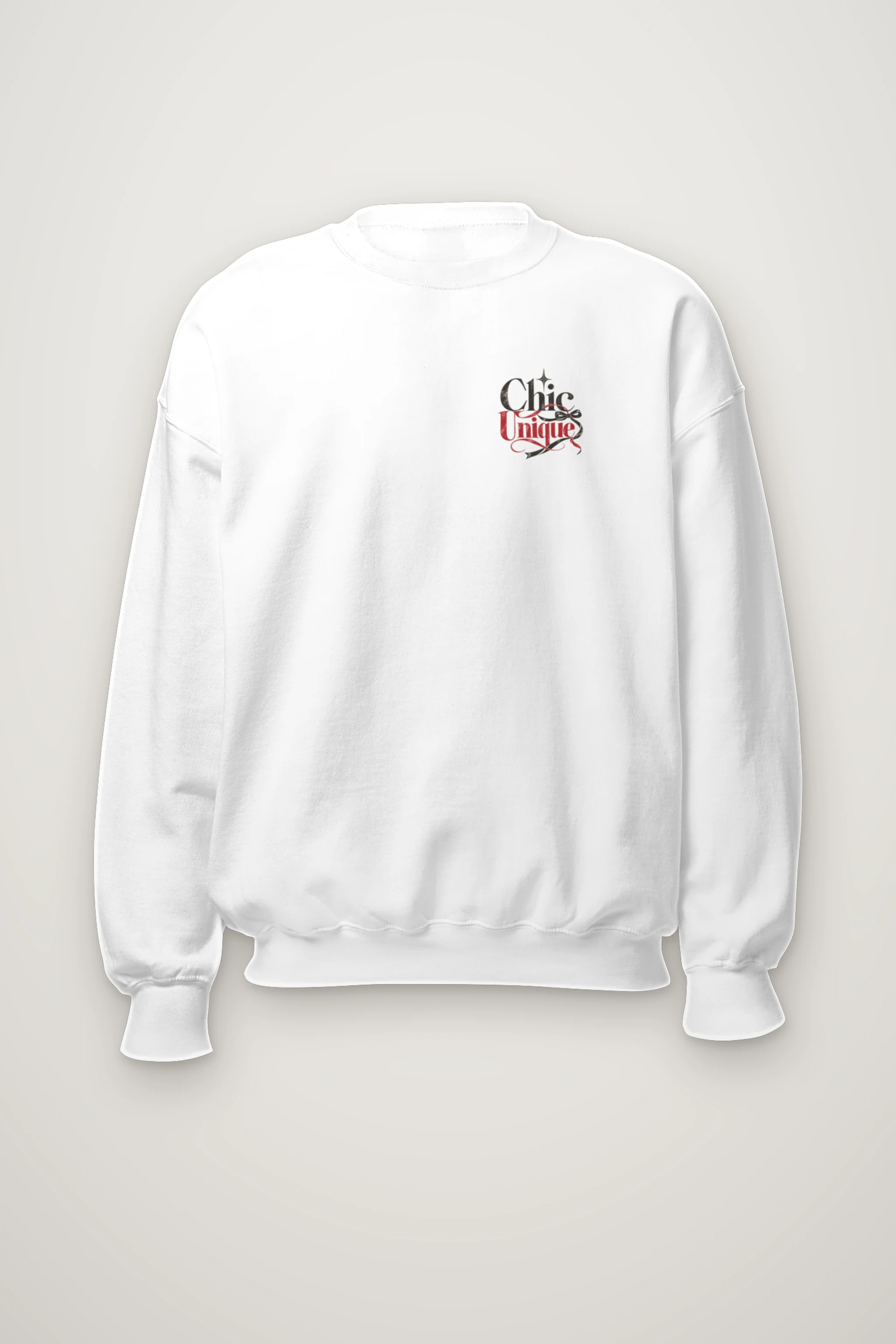 "Chic Unique" Heavy Blend Unisex Crewneck Sweatshirt