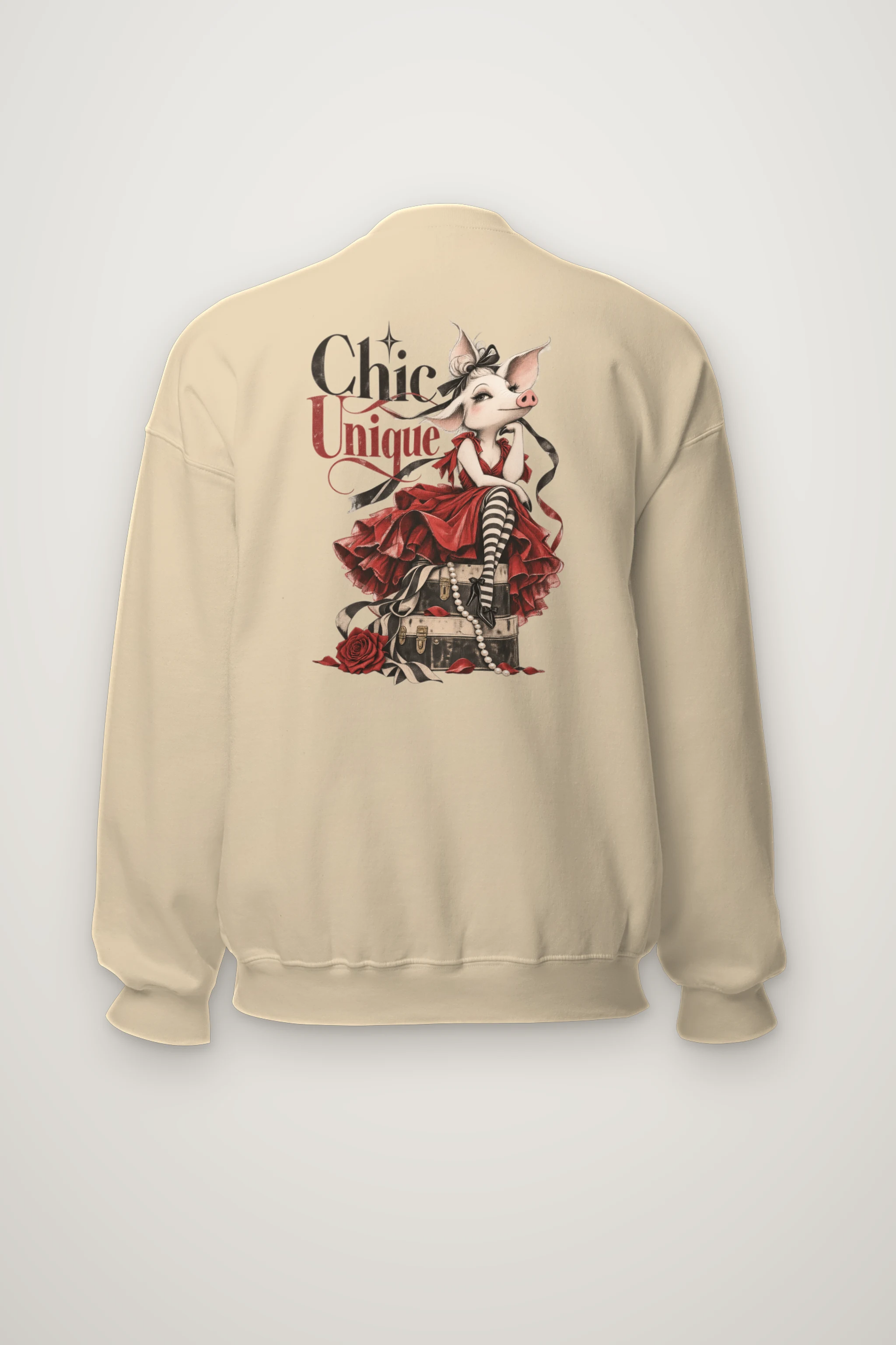"Chic Unique" Heavy Blend Unisex Crewneck Sweatshirt