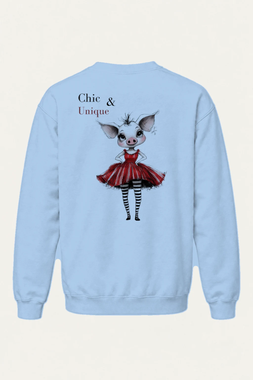 "Chic & Unique" Heavy Blend Unisex Crewneck Sweatshirt | Gildan 18000