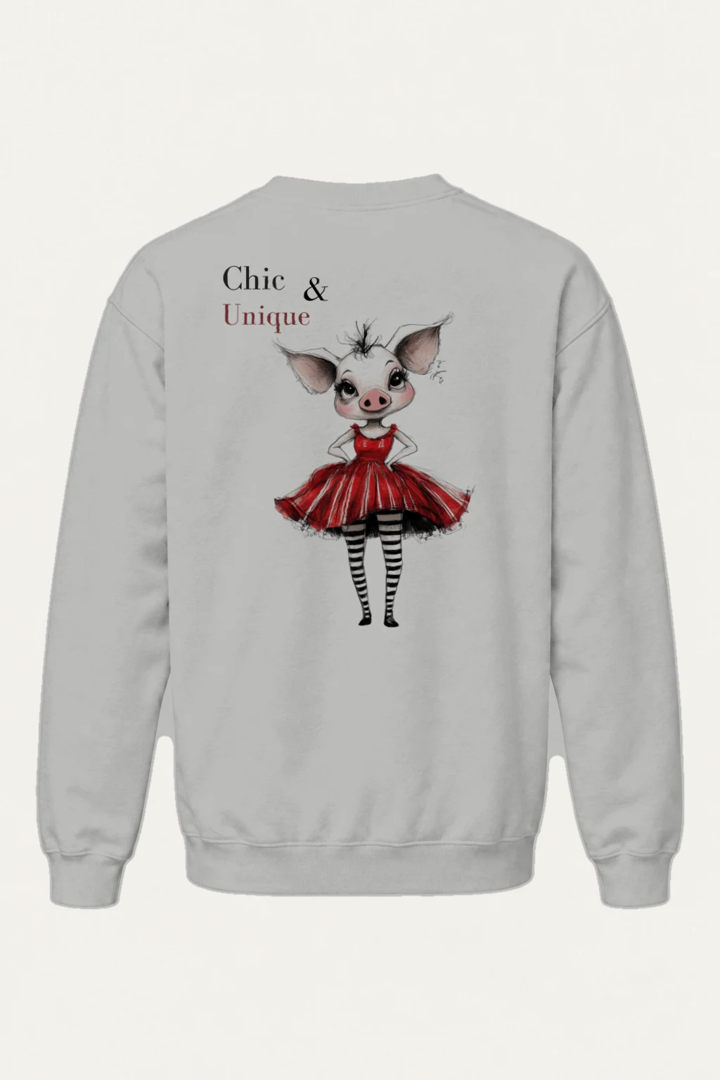 "Chic & Unique" Heavy Blend Unisex Crewneck Sweatshirt | Gildan 18000