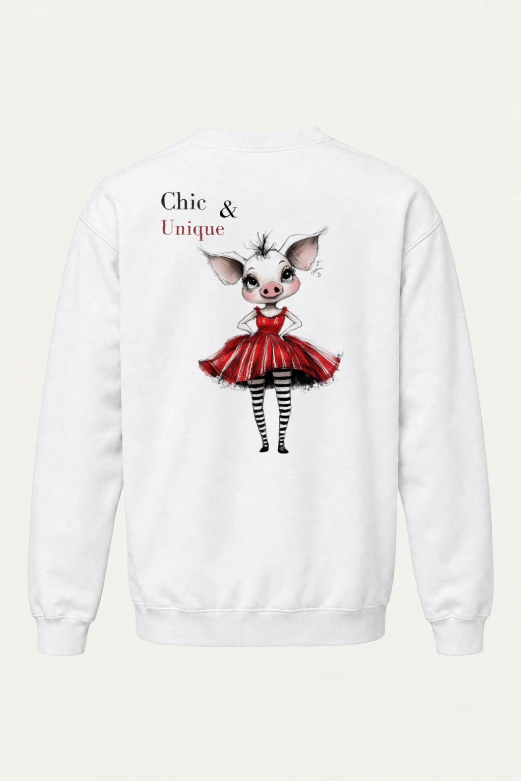 "Chic & Unique" Heavy Blend Unisex Crewneck Sweatshirt | Gildan 18000