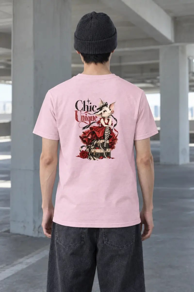 "Chic Unique" Heavyweight Unisex Crewneck T-shirt