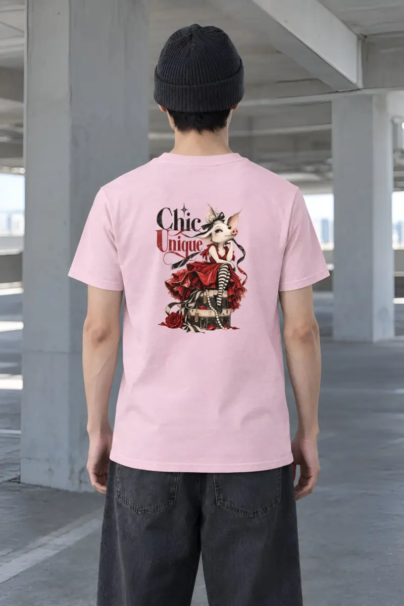 "Chic Unique" Heavyweight Unisex Crewneck T-shirt
