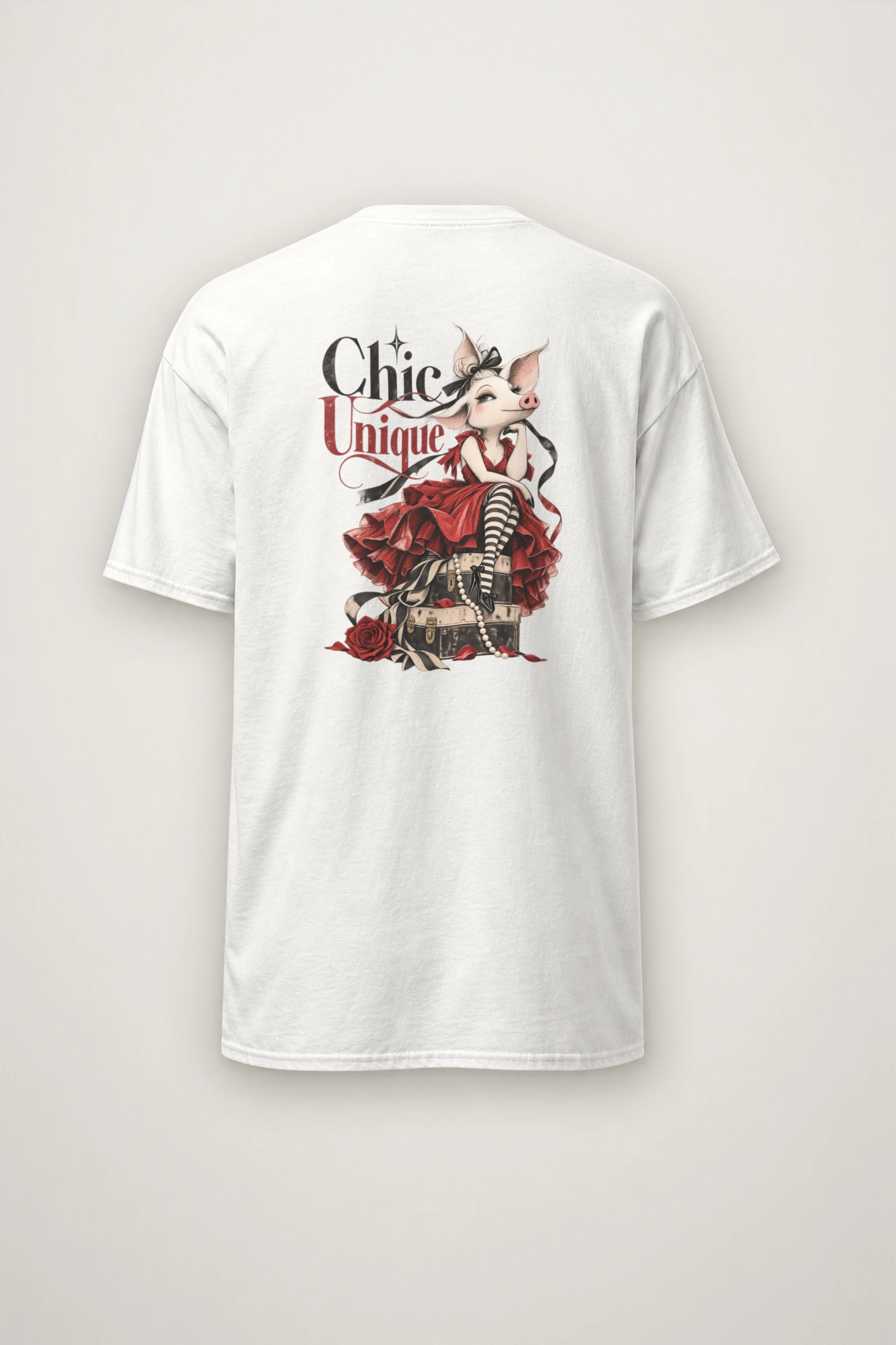 "Chic Unique" Heavyweight Unisex Crewneck T-shirt