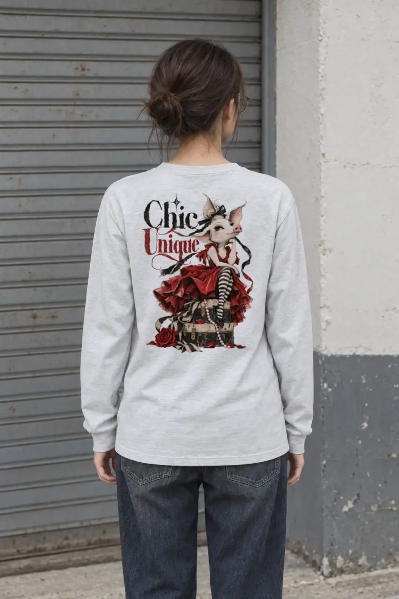"Chic Unique" Unisex Longsleeve T-shirt | Gildan 2400