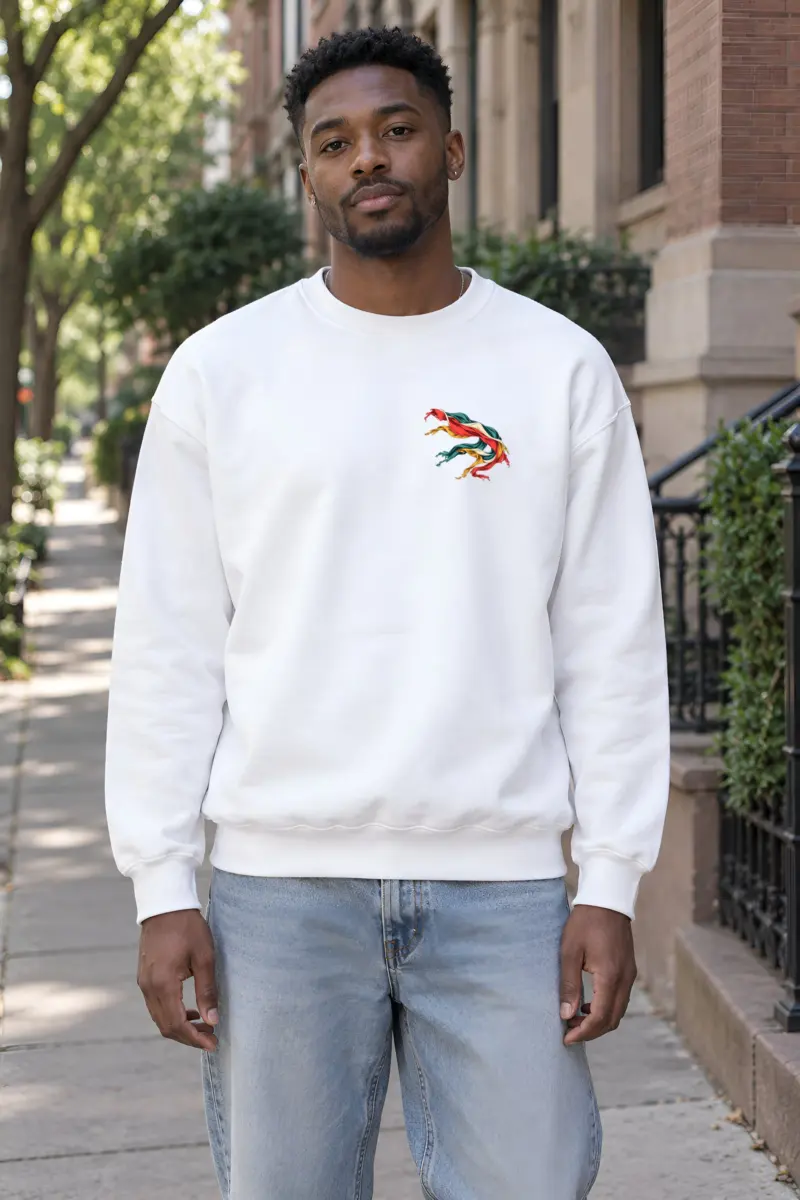 "Children on Ribboned Rock" Heavy Blend Unisex Crewneck Sweatshirt
