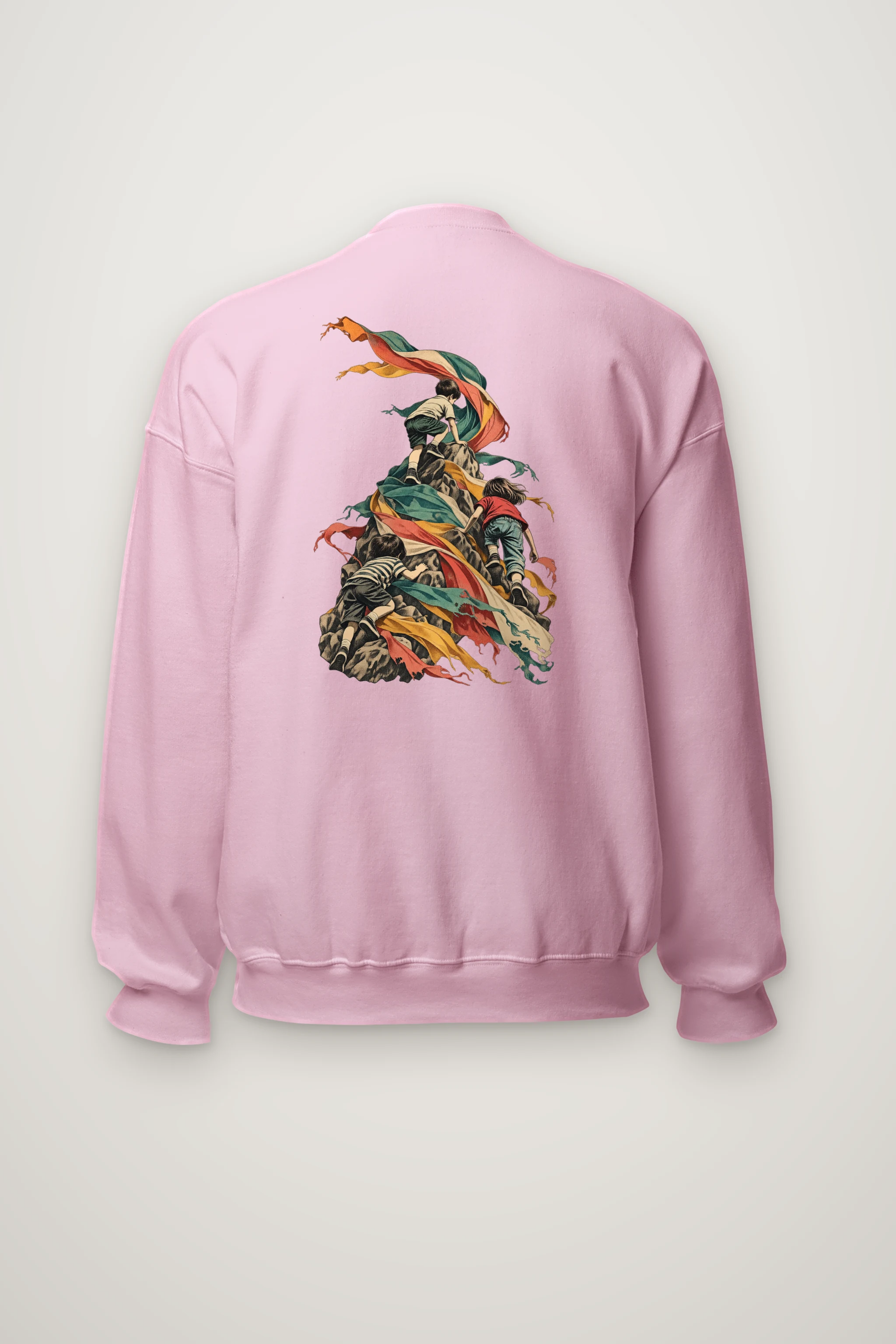 "Children on Ribboned Rock" Heavy Blend Unisex Crewneck Sweatshirt