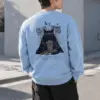 "Chill Cat's Cozy Nest" Heavy Blend Unisex Crewneck Sweatshirt | Gildan 18000
