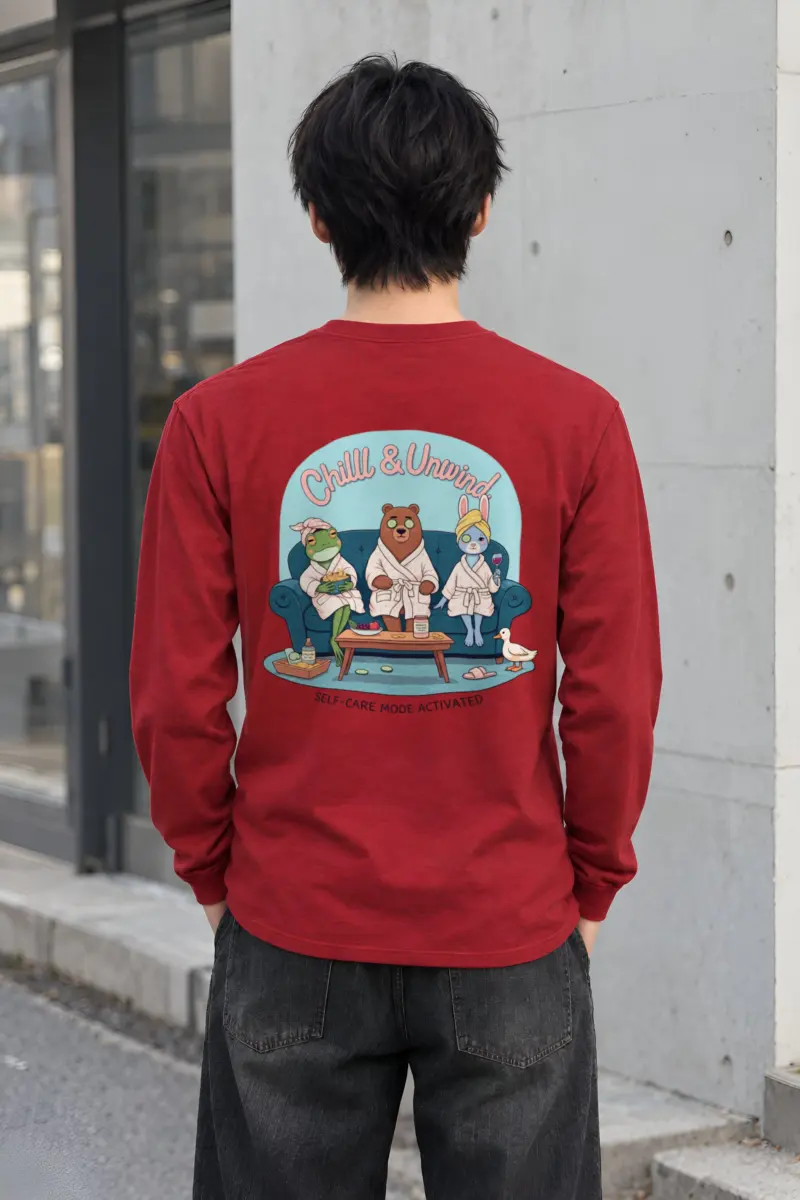 "Chill & Unwind" Unisex Longsleeve T-shirt