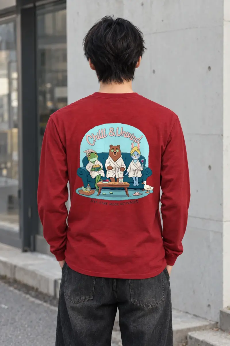 "Chill & Unwind" Unisex Longsleeve T-shirt