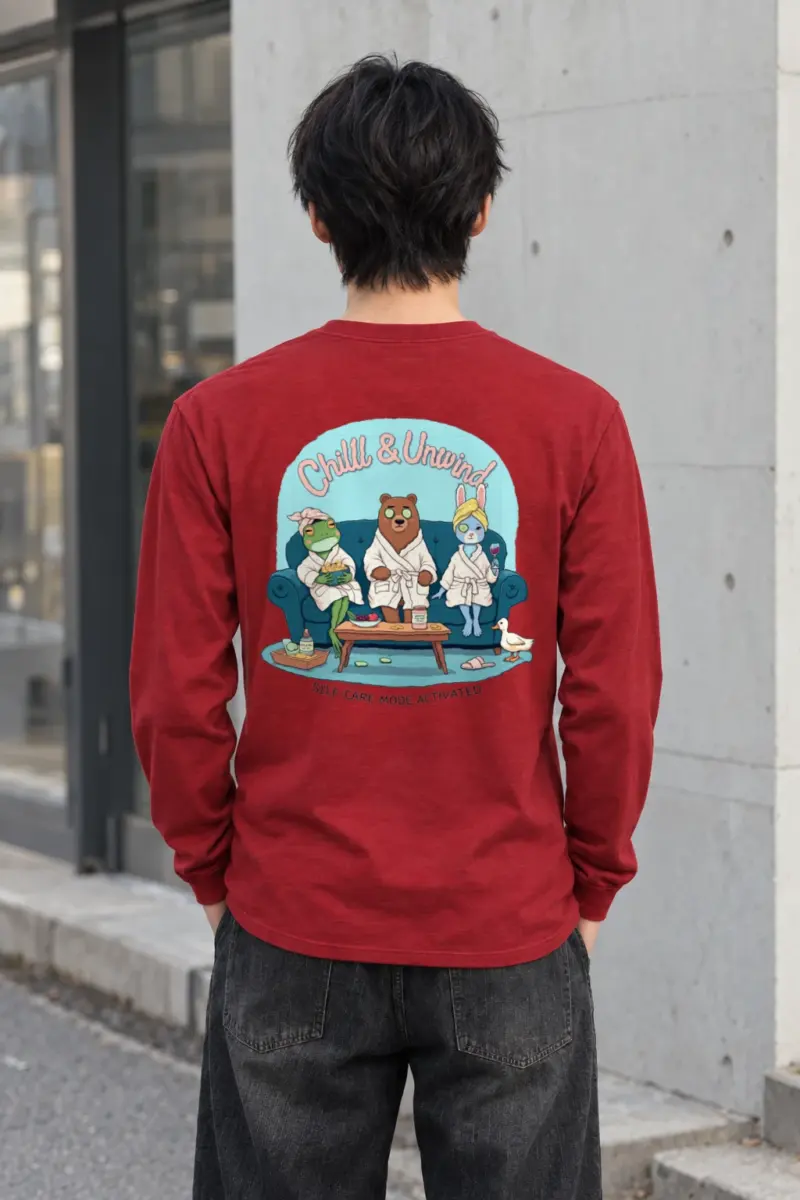 "Chill & Unwind" Unisex Longsleeve T-shirt