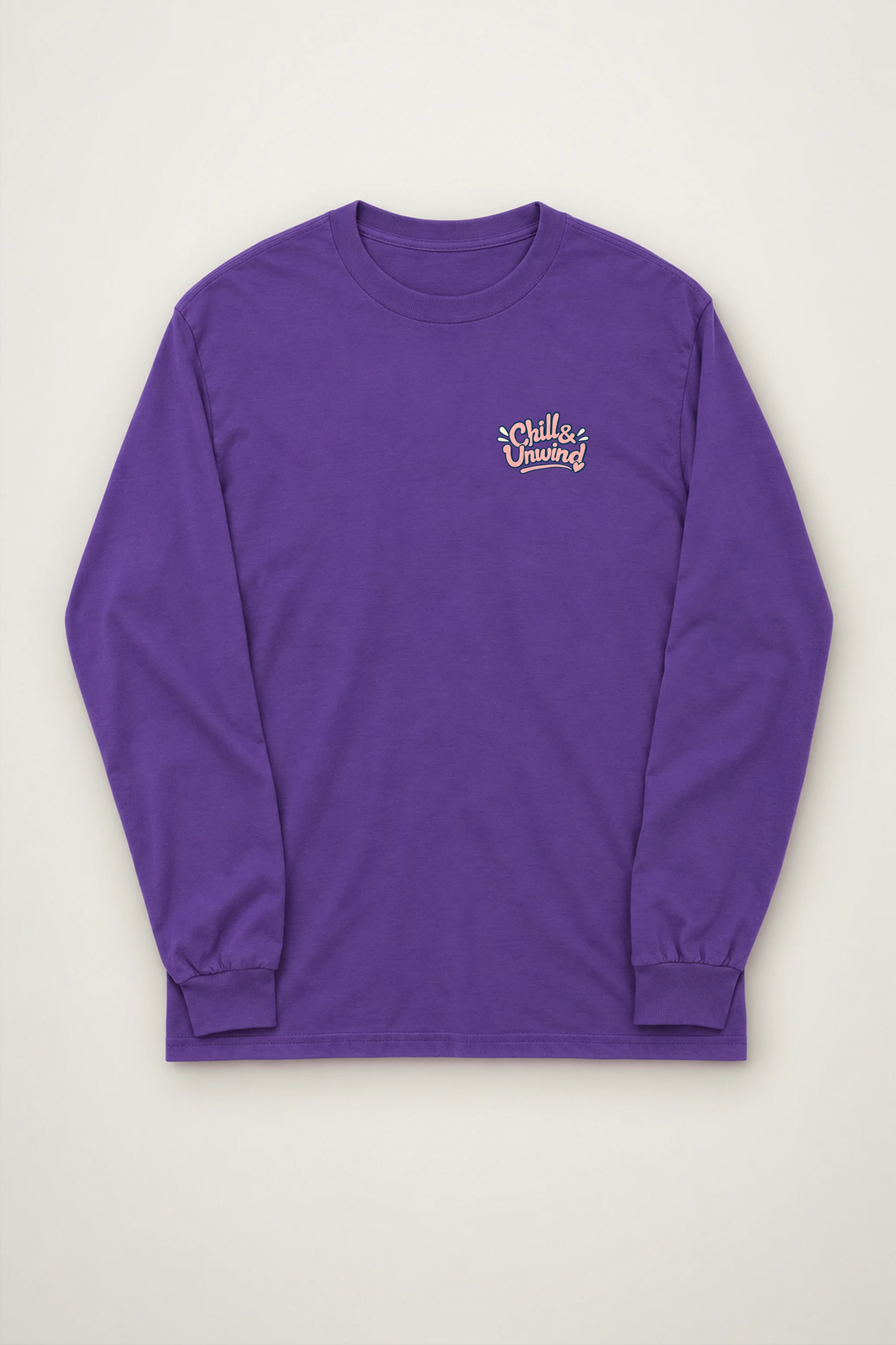 "Chill & Unwind" Unisex Longsleeve T-shirt