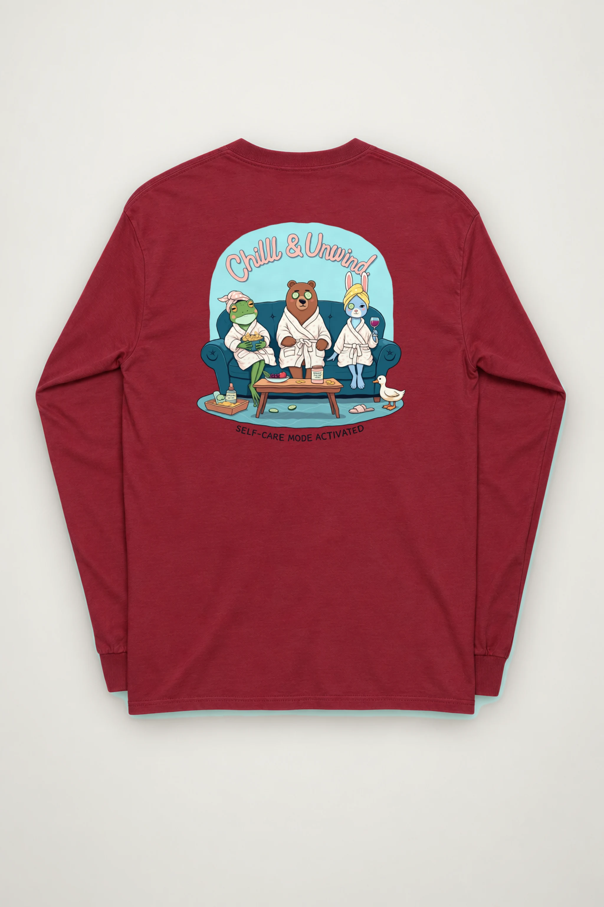 "Chill & Unwind" Unisex Longsleeve T-shirt
