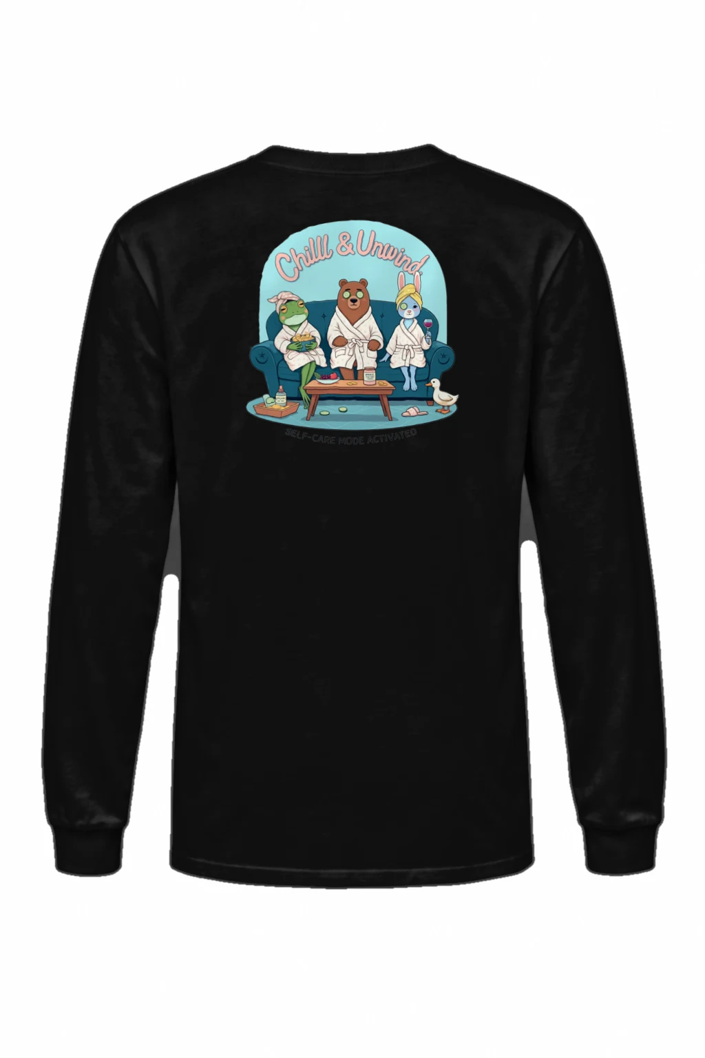 "Chill & Unwind" Unisex Longsleeve T-shirt | Gildan 2400