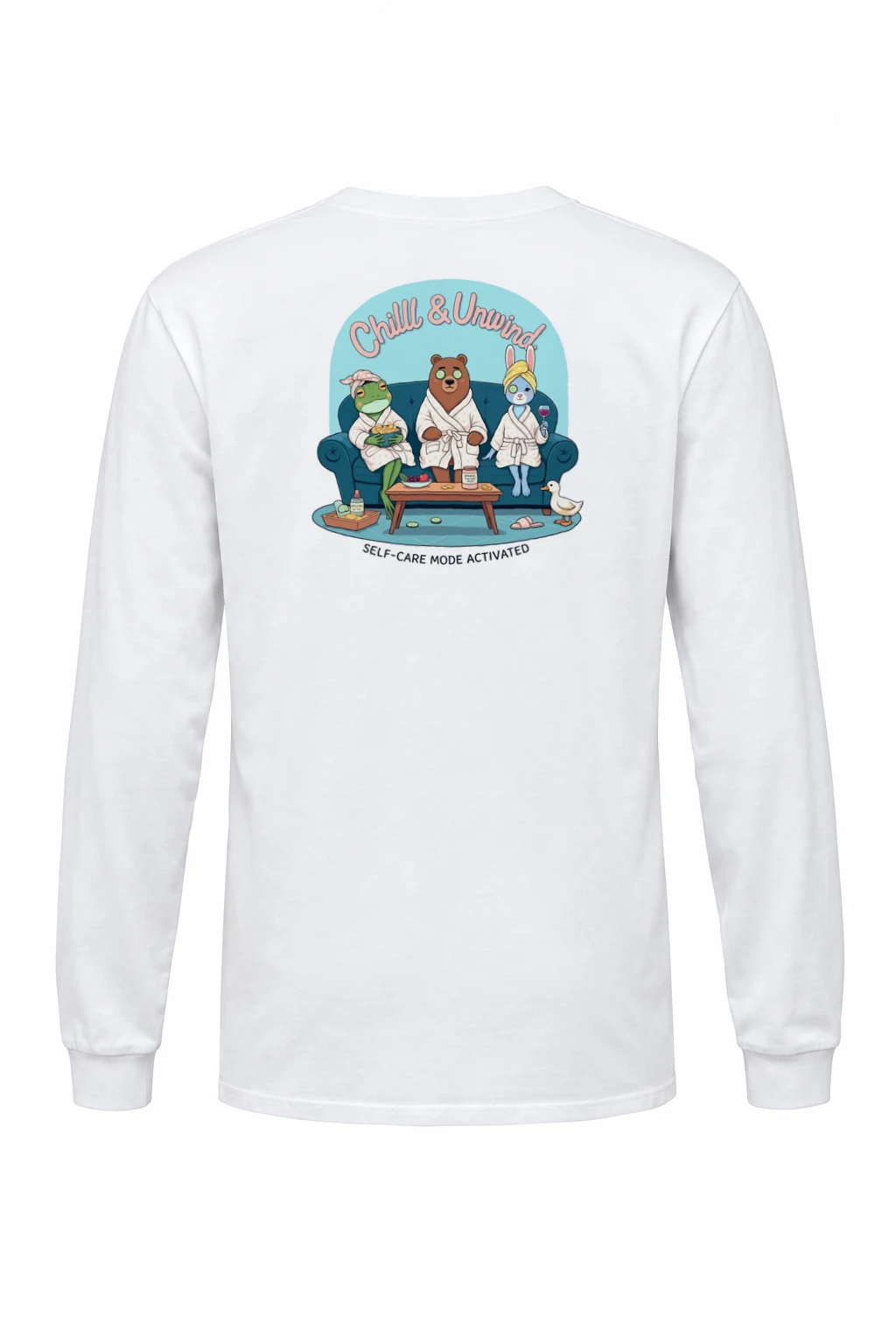 "Chill & Unwind" Unisex Longsleeve T-shirt | Gildan 2400
