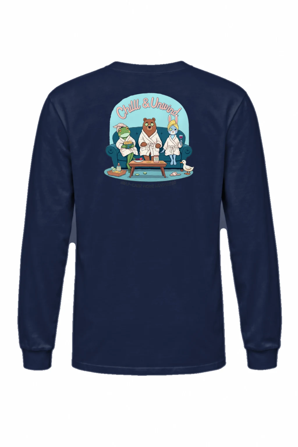 "Chill & Unwind" Unisex Longsleeve T-shirt | Gildan 2400