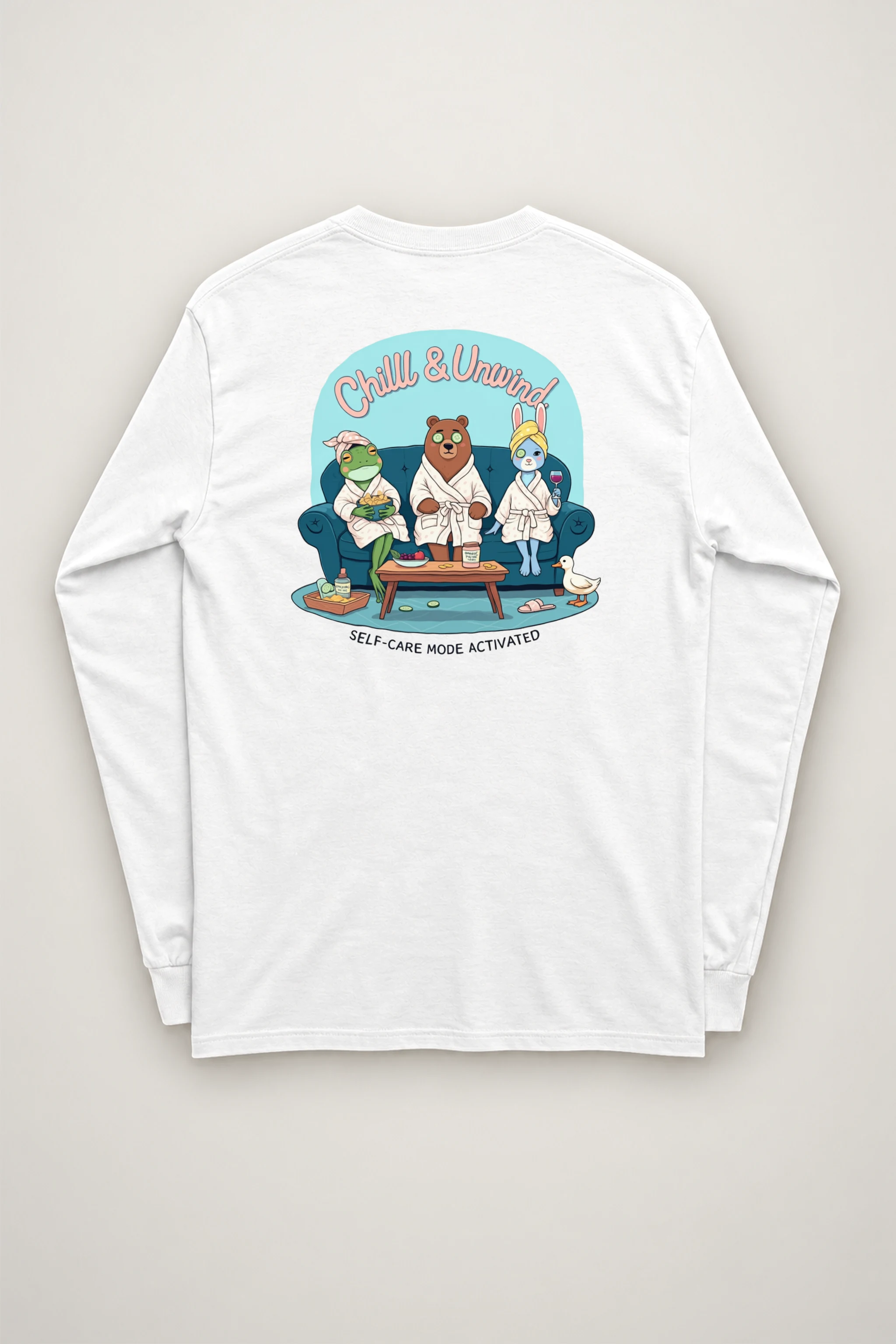 "Chill & Unwind" Unisex Longsleeve T-shirt