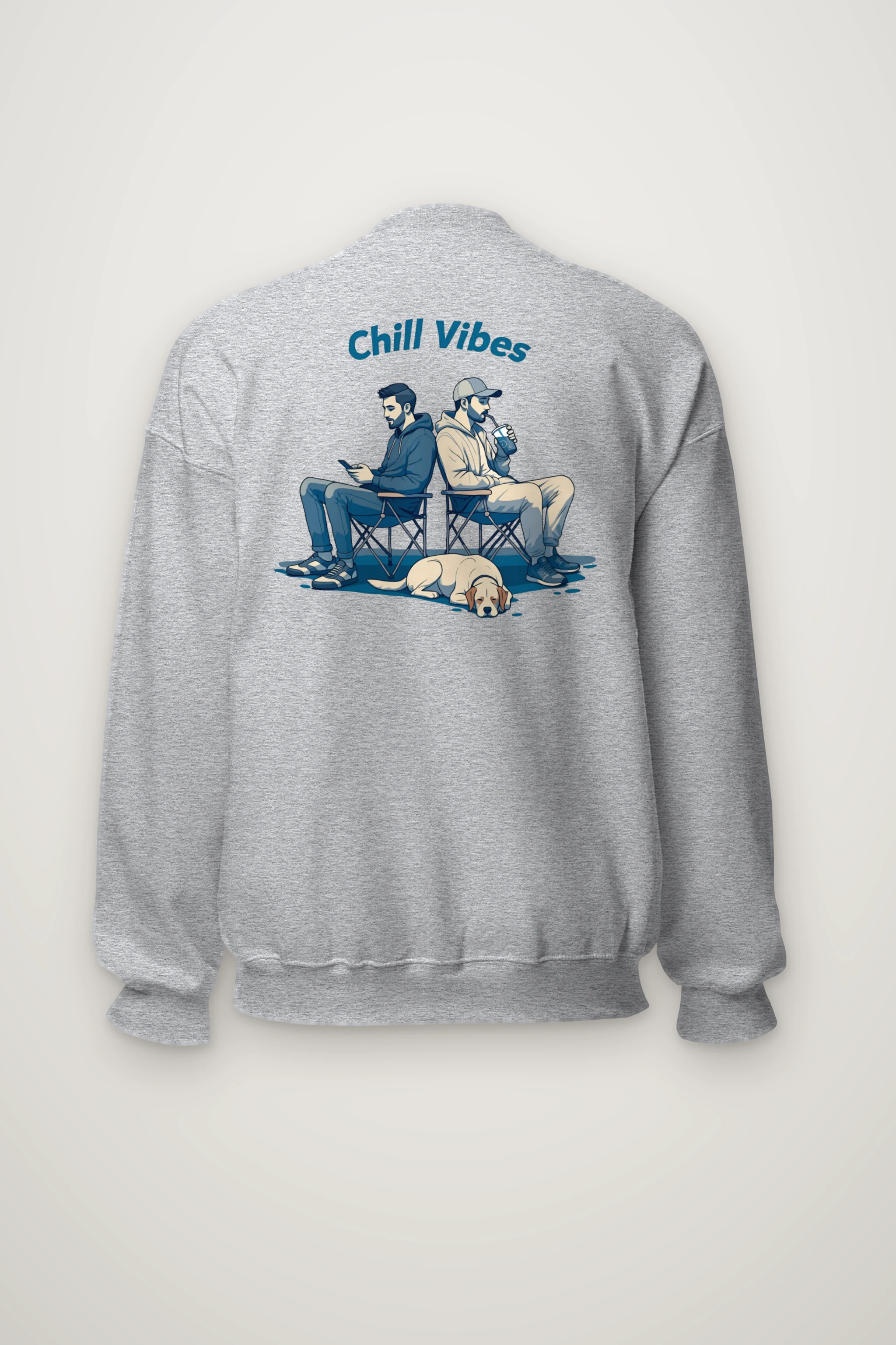 "Chill Vibes" Heavy Blend Unisex Crewneck Sweatshirt