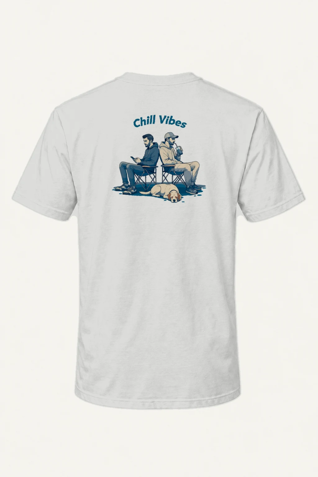 "Chill Vibes" Heavyweight Unisex Crewneck T-shirt | Gildan 5000