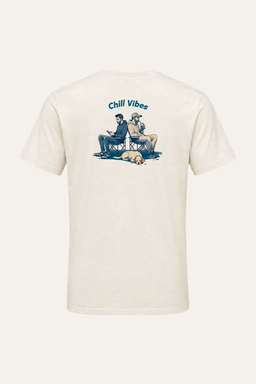 "Chill Vibes" Heavyweight Unisex Crewneck T-shirt | Gildan 5000
