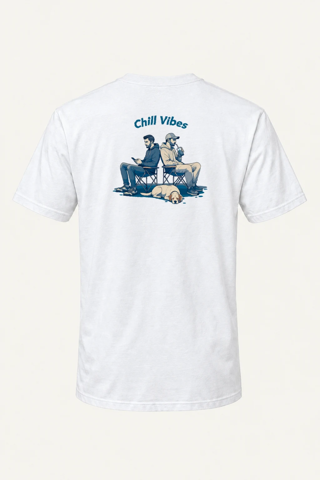 "Chill Vibes" Heavyweight Unisex Crewneck T-shirt | Gildan 5000