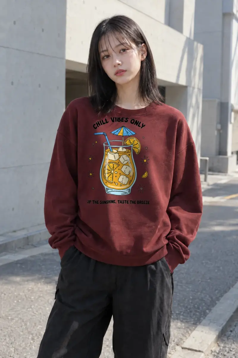 "Chill Vibes Only" Heavy Blend Unisex Crewneck Sweatshirt | Gildan 18000
