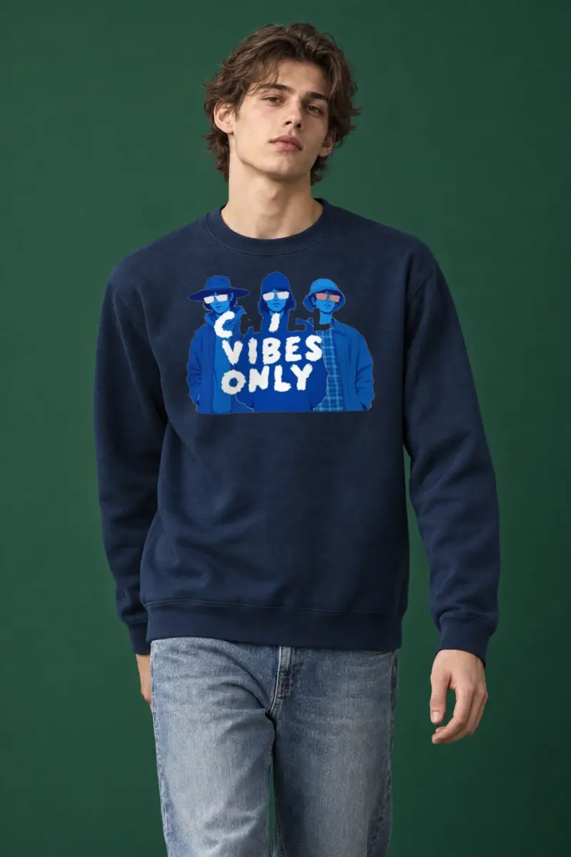 "Chill Vibes Only" Heavy Blend Unisex Crewneck Sweatshirt