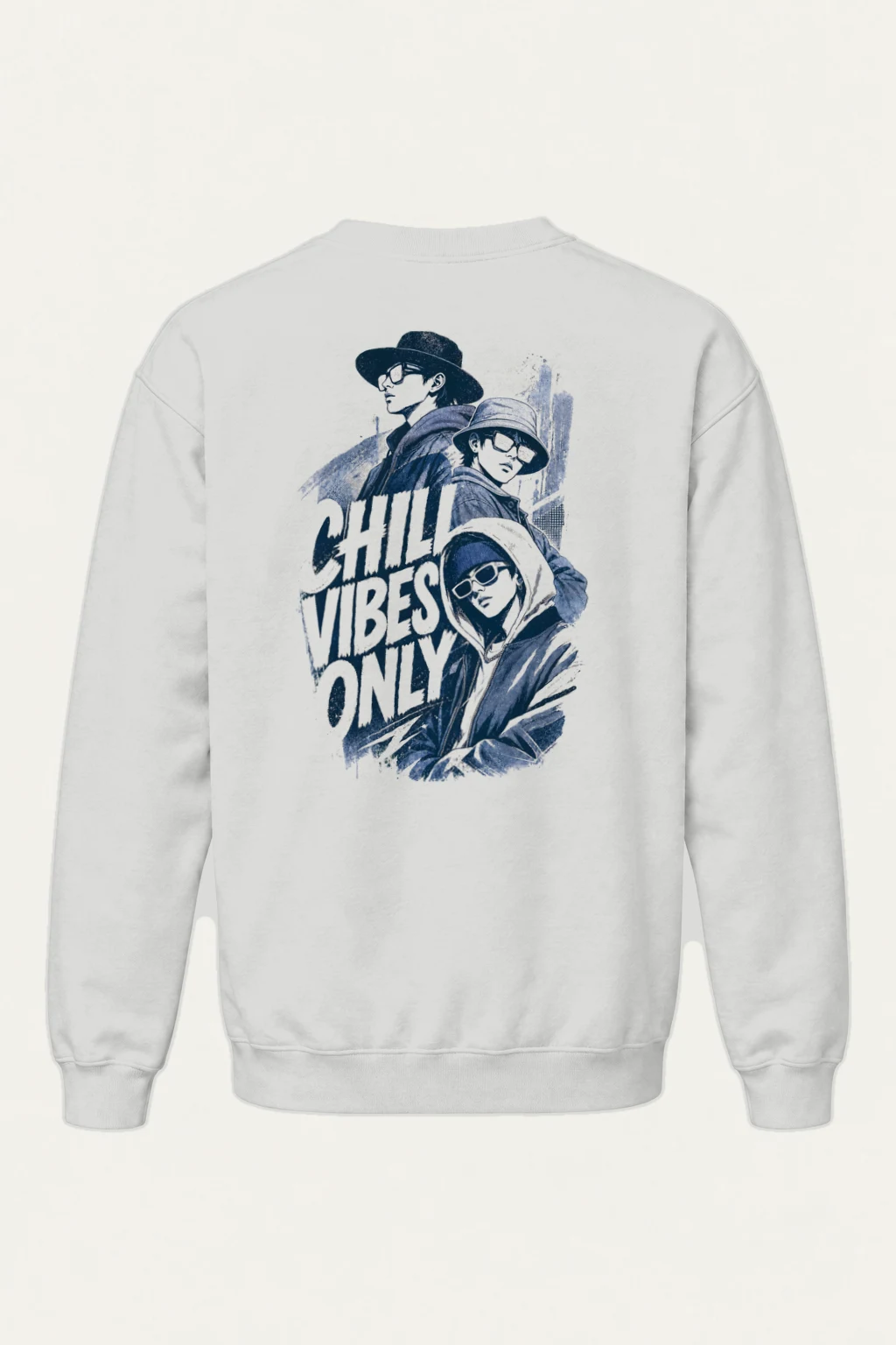"Chill Vibes Only" Heavy Blend Unisex Crewneck Sweatshirt | Gildan 18000