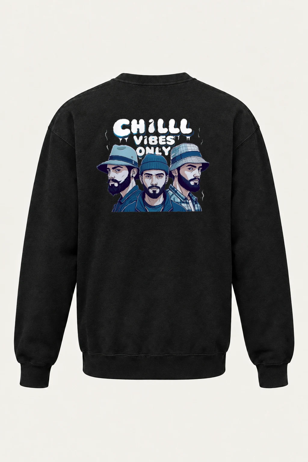 "Chill Vibes Only" Heavy Blend Unisex Crewneck Sweatshirt | Gildan 18000