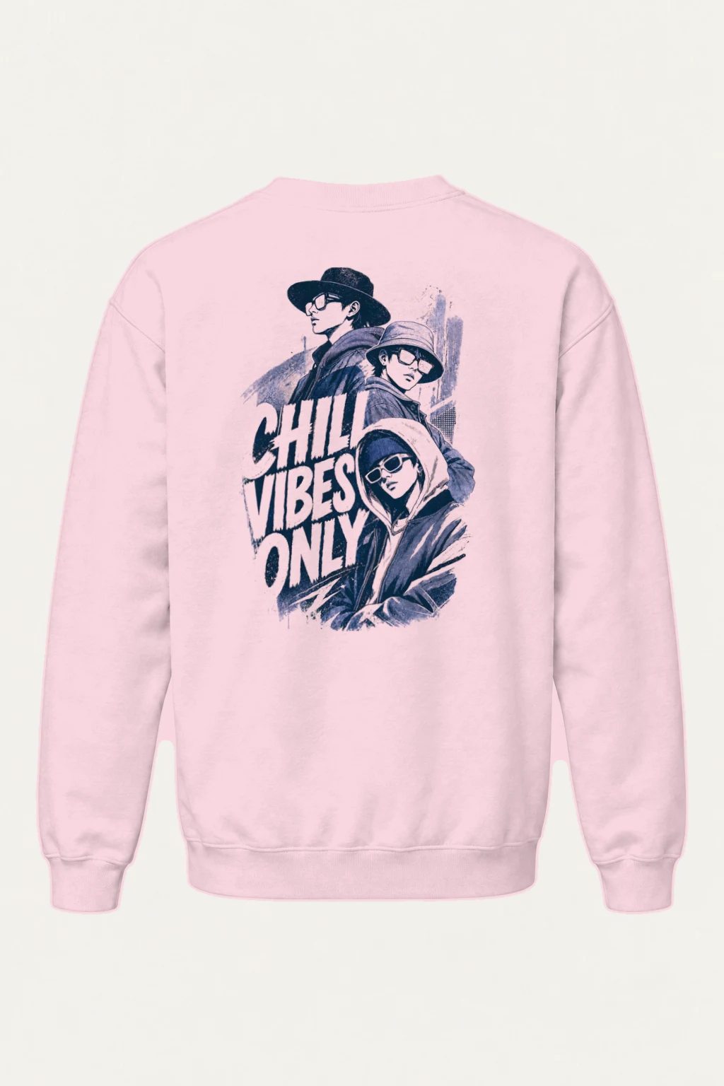 "Chill Vibes Only" Heavy Blend Unisex Crewneck Sweatshirt | Gildan 18000
