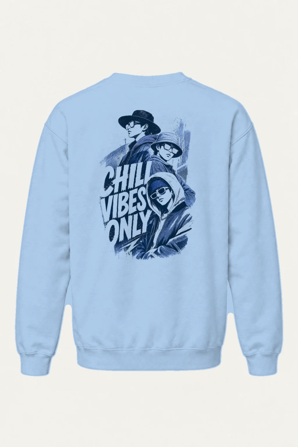 "Chill Vibes Only" Heavy Blend Unisex Crewneck Sweatshirt | Gildan 18000